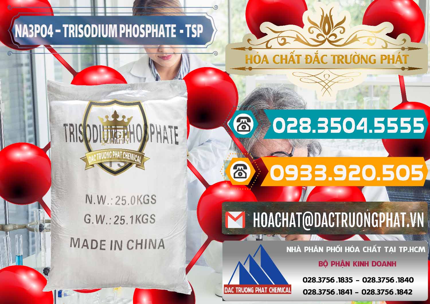 Bán & cung cấp Na3PO4 – Trisodium Phosphate Trung Quốc China TSP - 0103 - Chuyên cung cấp & phân phối hóa chất tại TP.HCM - congtyhoachat.vn