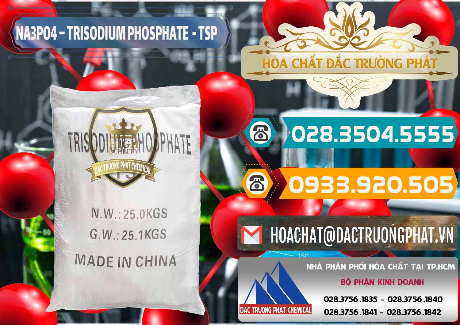 Đơn vị bán ( phân phối ) Na3PO4 – Trisodium Phosphate Trung Quốc China TSP - 0103 - Cty phân phối ( nhập khẩu ) hóa chất tại TP.HCM - congtyhoachat.vn
