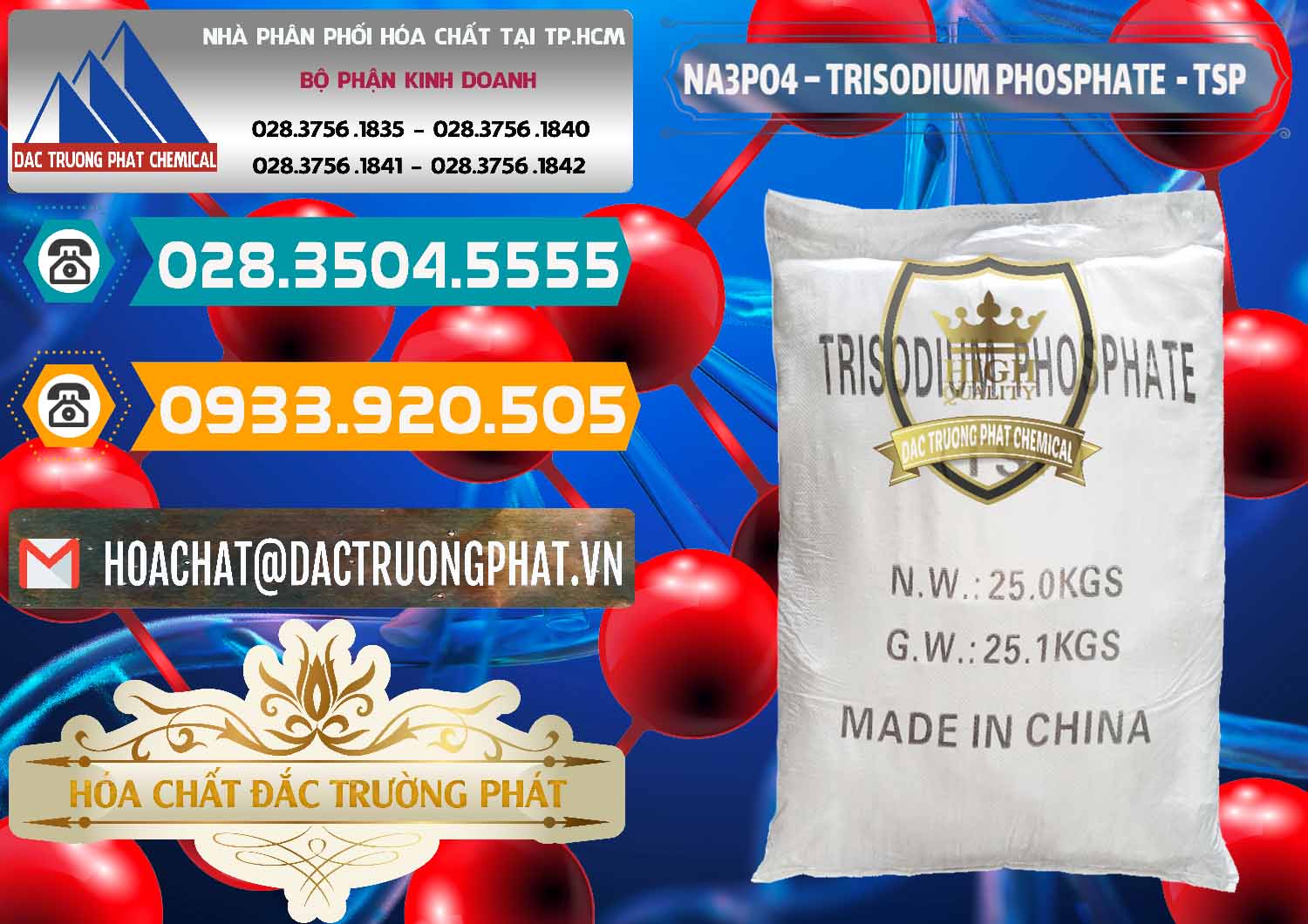 Cung ứng - bán Hóa Chất Công Nghiệp Na3PO4 / Sodium Phosphate Đơn vị cung ứng & bán Na3PO4 – Trisodium Phosphate Trung Quốc China TSP - 0103 - Đơn vị kinh doanh và cung cấp hóa chất tại TP.HCM - congtyhoachat.vn