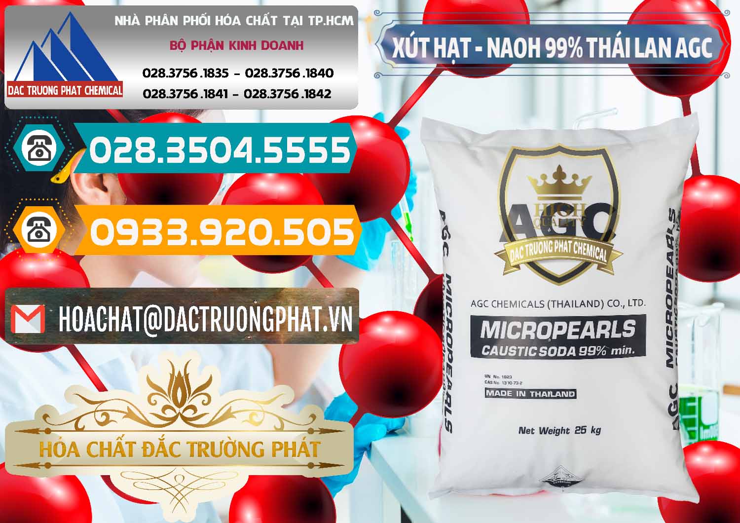 Kinh doanh _ bán Xút Hạt - NaOH Bột 99% AGC Thái Lan - 0168 - Đơn vị phân phối _ cung cấp hóa chất tại TP.HCM - congtyhoachat.vn
