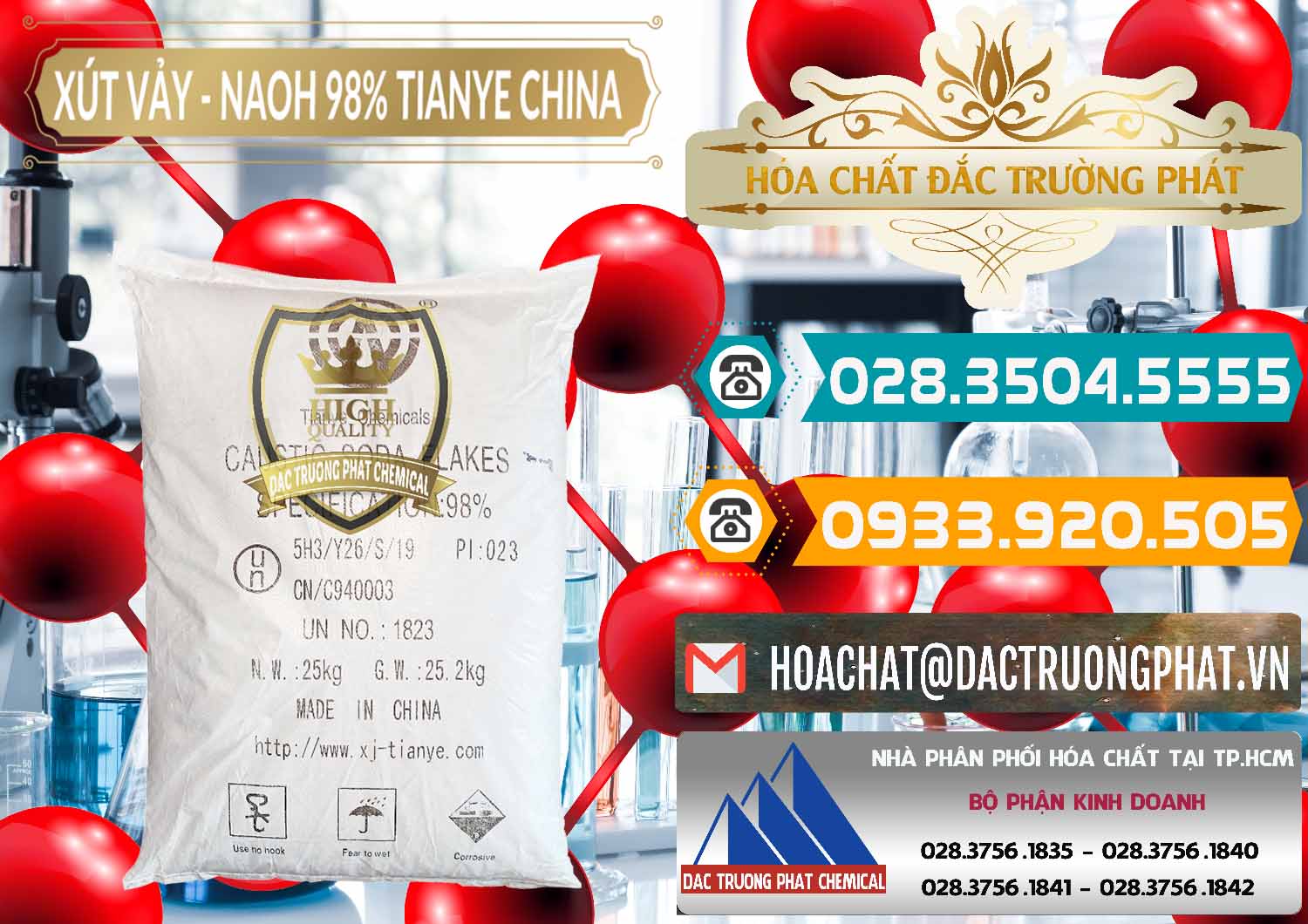 Chuyên cung ứng _ bán Xút Vảy - NaOH Vảy 98% Tianye Trung Quốc China - 0177 - Nơi chuyên kinh doanh ( cung cấp ) hóa chất tại TP.HCM - congtyhoachat.vn