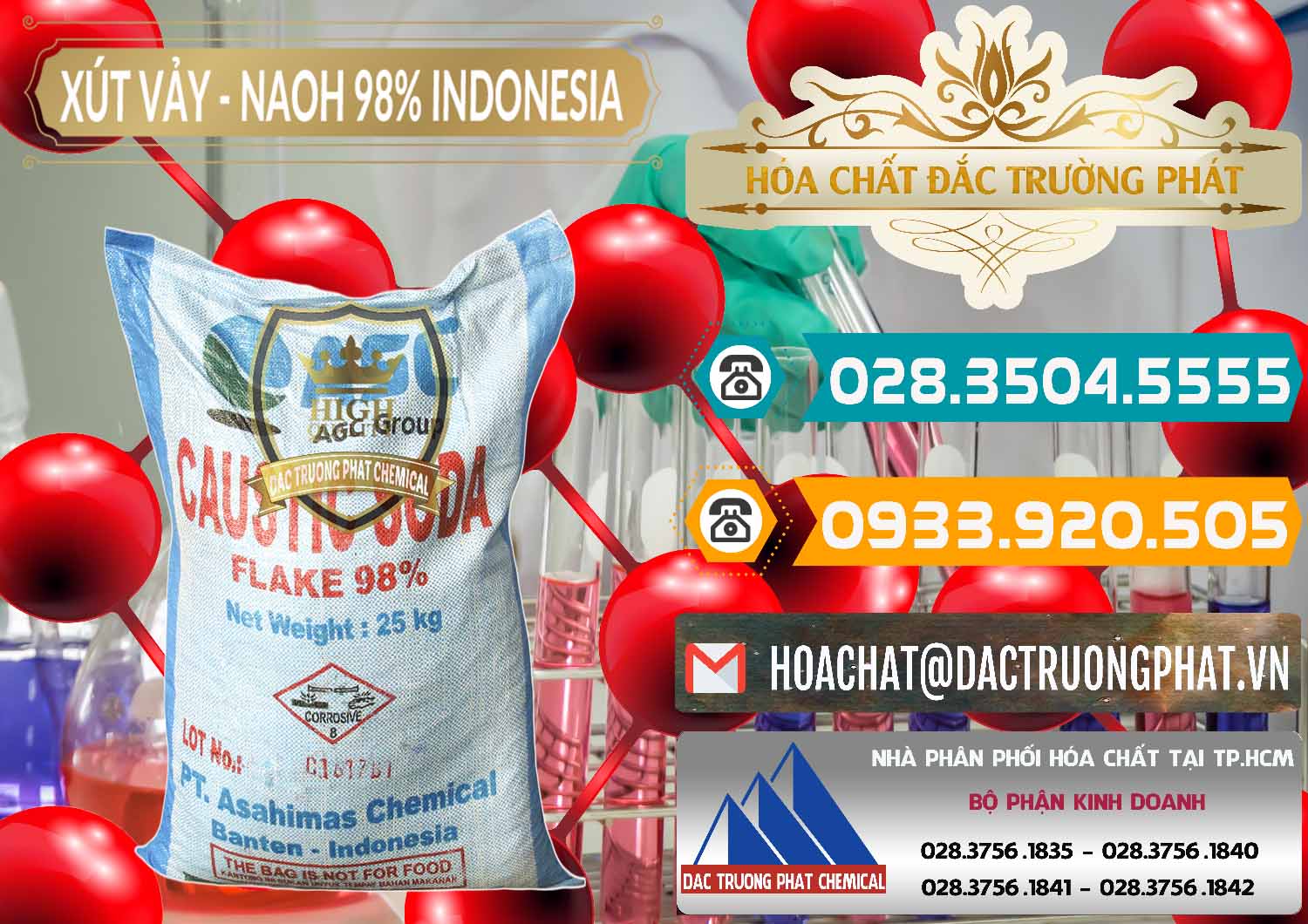 Cty bán & cung cấp Xút Vảy - NaOH Vảy 98% ASC Indonesia - 0172 - Chuyên bán và phân phối hóa chất tại TP.HCM - congtyhoachat.vn
