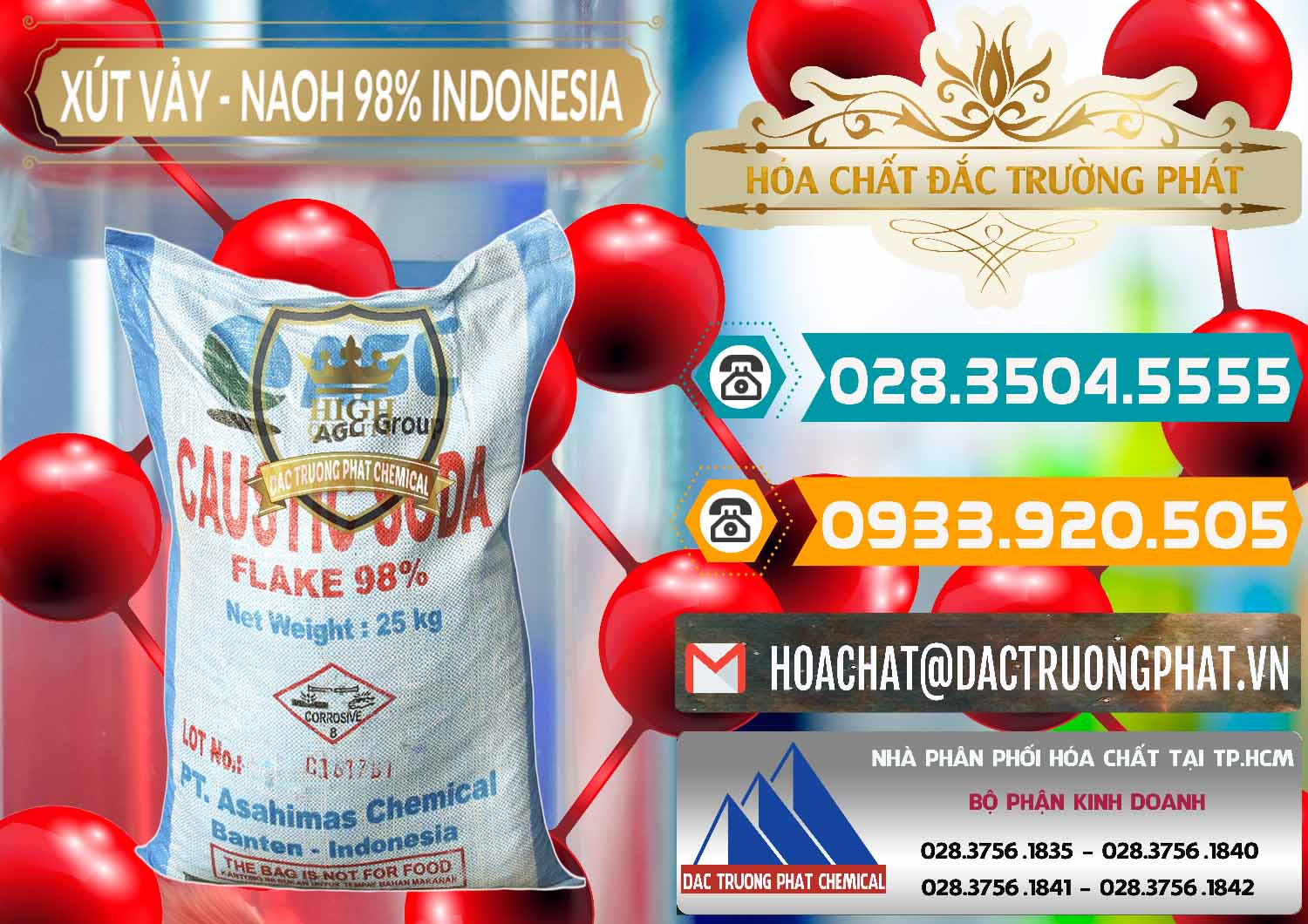 Đơn vị bán và phân phối Xút Vảy - NaOH Vảy 98% ASC Indonesia - 0172 - Đơn vị chuyên kinh doanh _ phân phối hóa chất tại TP.HCM - congtyhoachat.vn