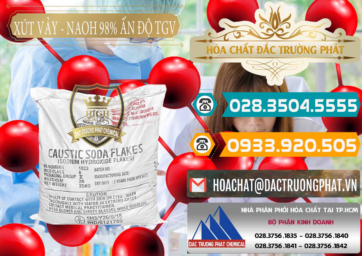 Nơi phân phối & bán Xút Vảy - NaOH Vảy 98% TGV Ấn Độ India - 0169 - Công ty cung cấp và nhập khẩu hóa chất tại TP.HCM - congtyhoachat.vn