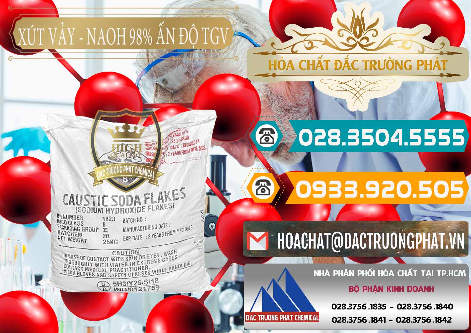 Cty cung cấp Œ bán hóa chất Natri Hidroxit Rắn Þ Caustic Soda Flakes 98% TGV Ấn Độ India Chuyên bán và phân phối Xút Vảy - NaOH Vảy 98% TGV Ấn Độ India - 0169 - Nhà phân phối ( cung cấp ) hóa chất tại TP.HCM - congtyhoachat.vn