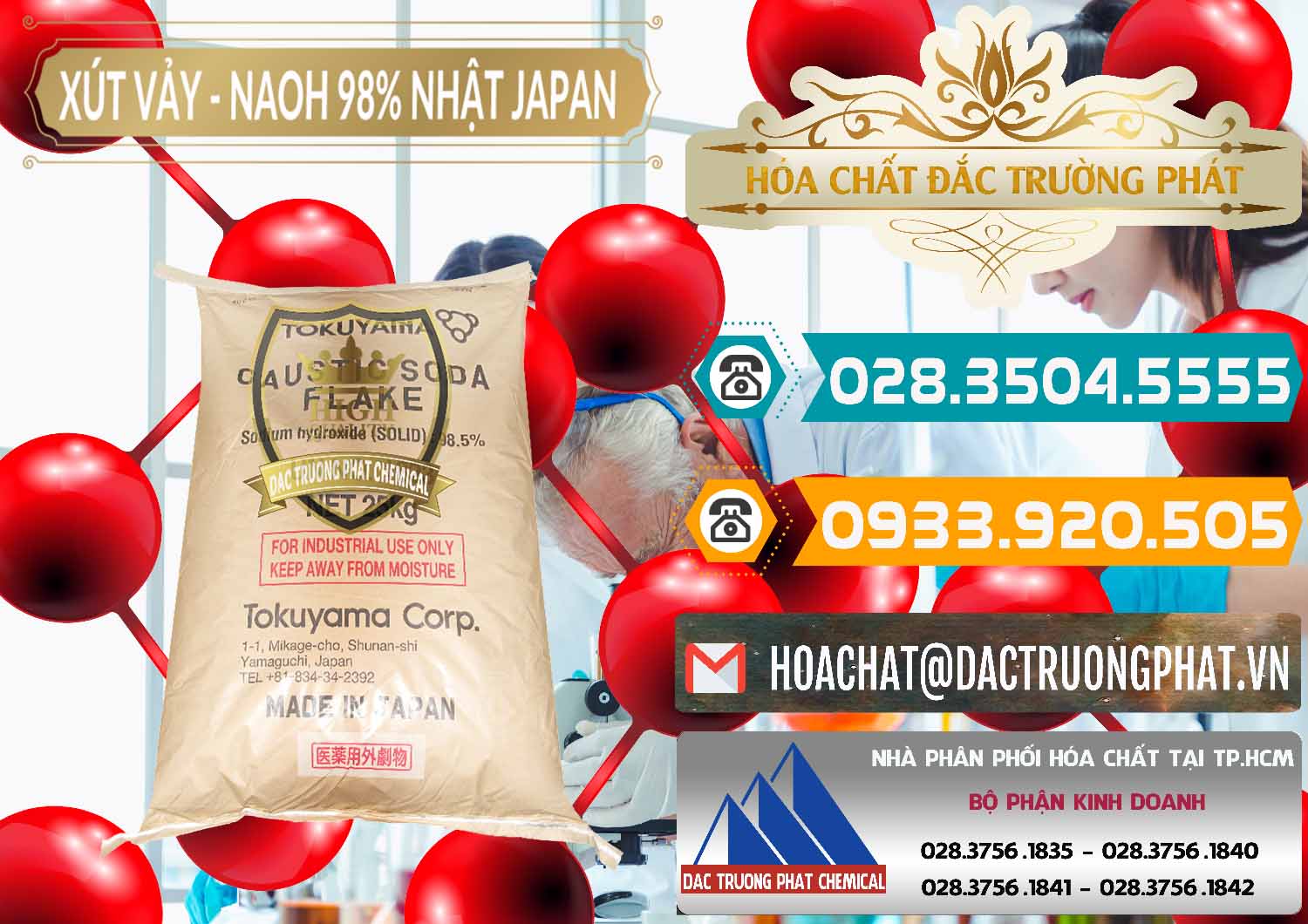 Nơi chuyên phân phối - bán Xút Vảy - NaOH Vảy 98% Tokuyama Nhật Bản Japan - 0173 - Chuyên cung cấp _ nhập khẩu hóa chất tại TP.HCM - congtyhoachat.vn