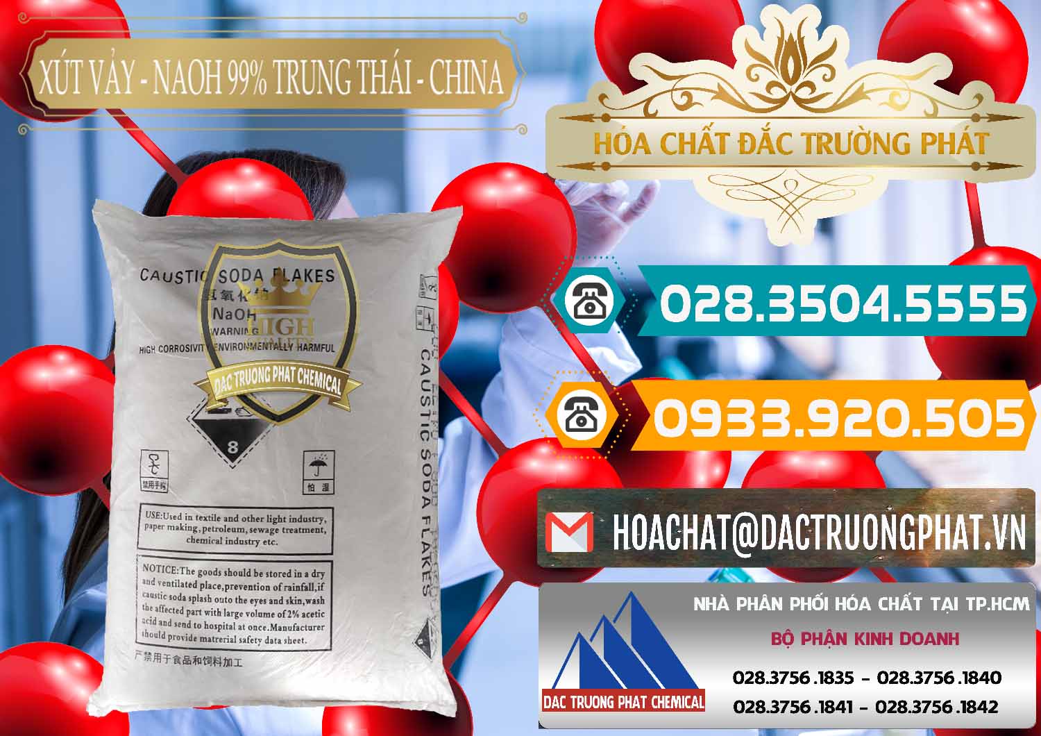 Đơn vị chuyên phân phối và bán Xút Vảy - NaOH Vảy 99% Trung Thái China Trung Quốc - 0176 - Cty chuyên bán - cung cấp hóa chất tại TP.HCM - congtyhoachat.vn
