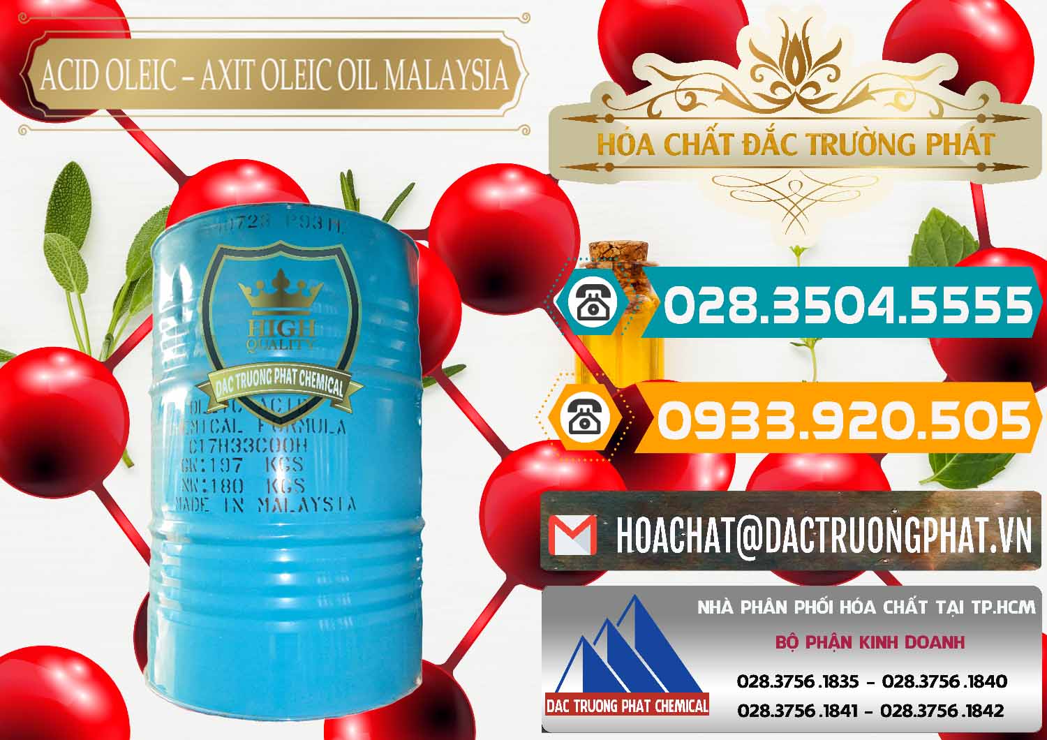 Nơi bán & cung cấp Acid Oleic – Axit Oleic Oil Malaysia - 0013 - Phân phối - cung ứng hóa chất tại TP.HCM - congtyhoachat.vn