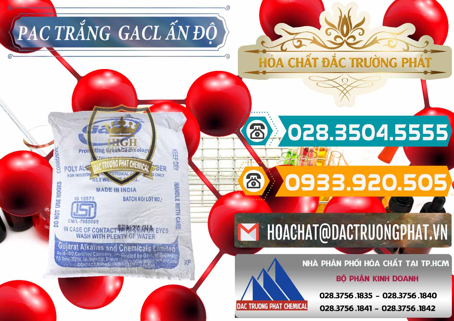 Bán và cung ứng PAC - Polyaluminium Chloride Trắng GACL Ấn Độ India - 0266 - Chuyên cung cấp ( phân phối ) hóa chất tại TP.HCM - congtyhoachat.vn