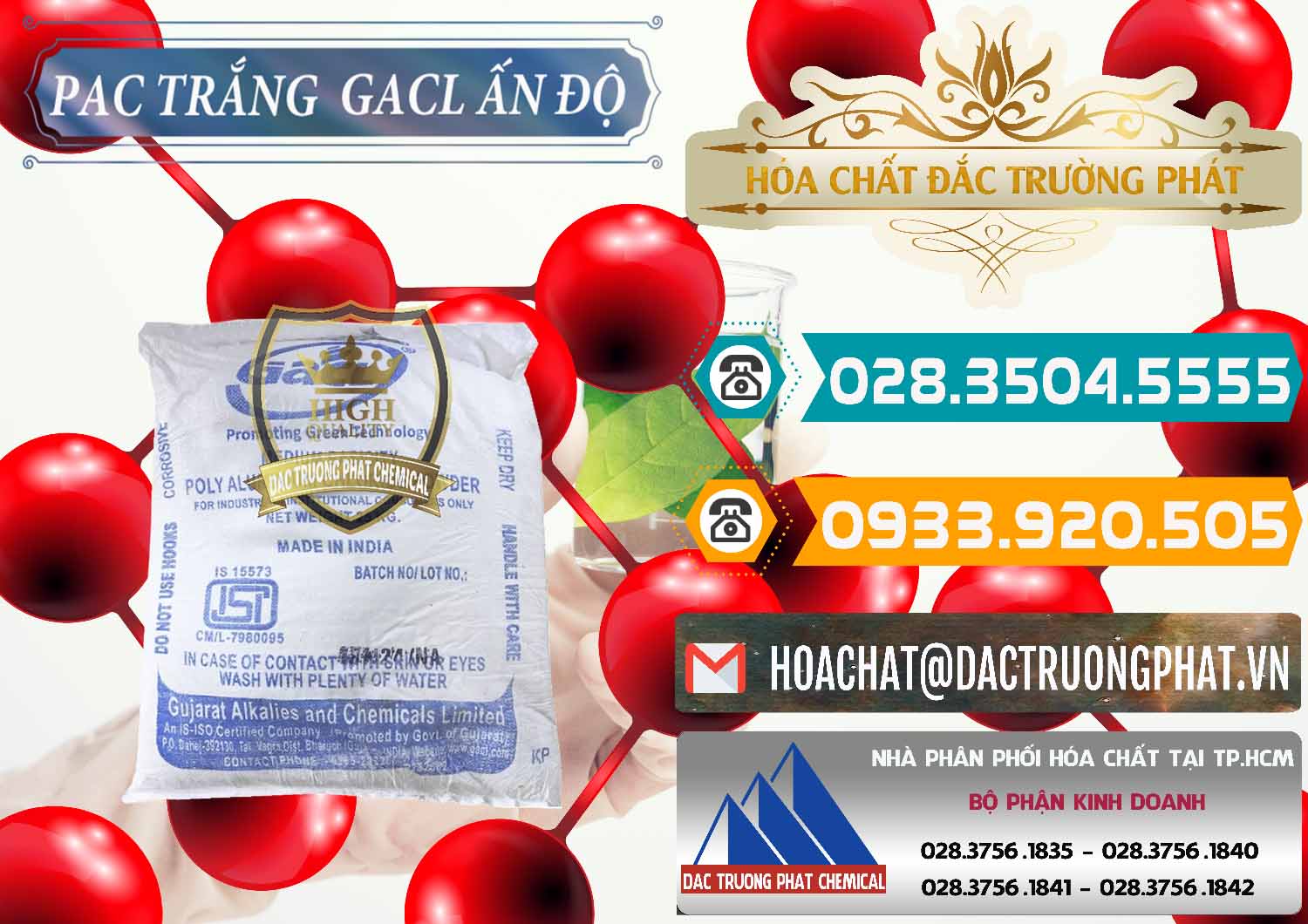 Công ty bán - phân phối PAC - Polyaluminium Chloride Trắng GACL Ấn Độ India - 0266 - Chuyên nhập khẩu - phân phối hóa chất tại TP.HCM - congtyhoachat.vn