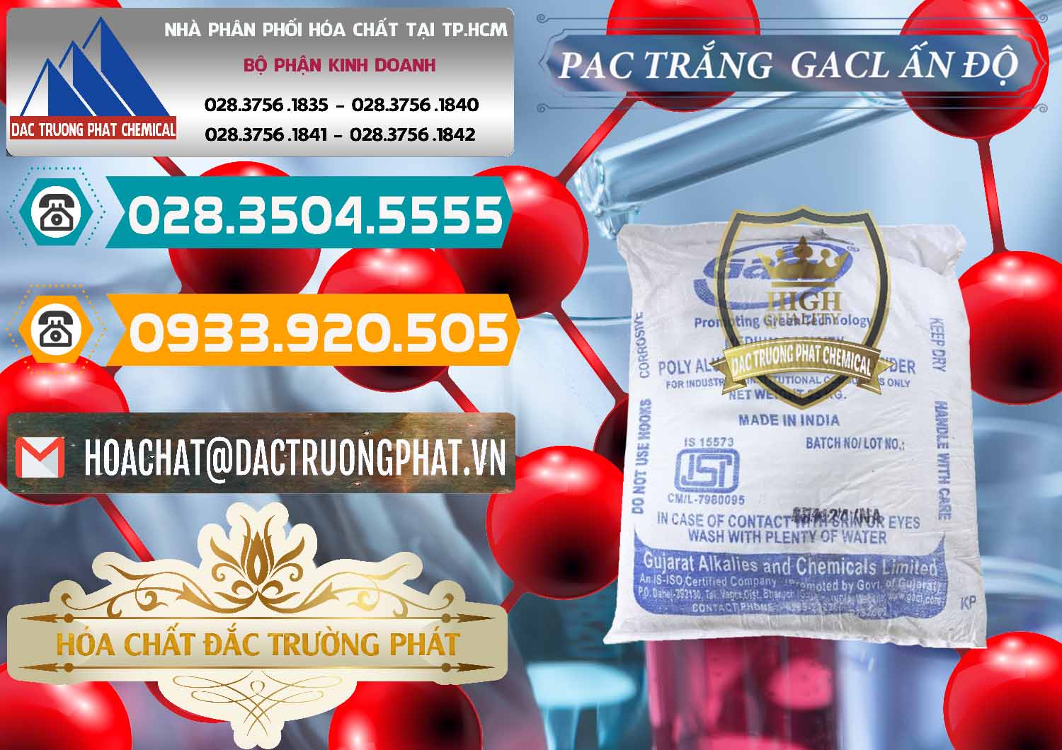 Đơn vị bán _ cung ứng PAC - Polyaluminium Chloride Trắng GACL Ấn Độ India - 0266 - Chuyên cung ứng ( phân phối ) hóa chất tại TP.HCM - congtyhoachat.vn