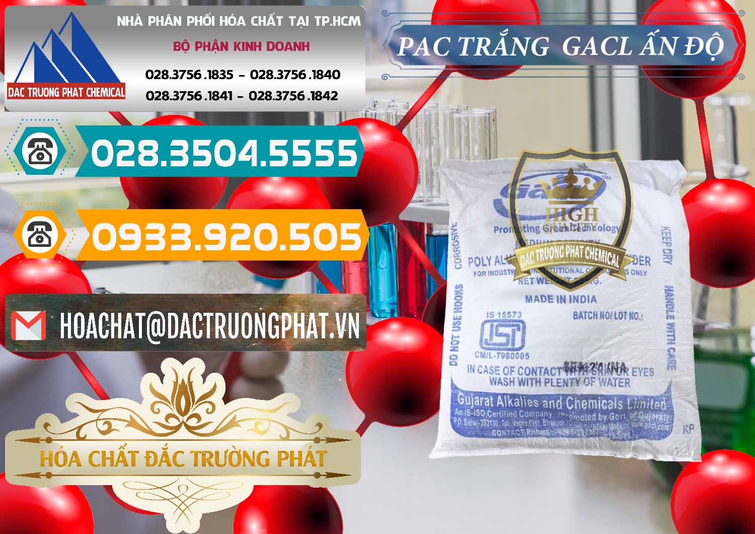 Đơn vị chuyên cung ứng và bán PAC - Polyaluminium Chloride Trắng GACL Ấn Độ India - 0266 - Đơn vị chuyên kinh doanh ( cung cấp ) hóa chất tại TP.HCM - congtyhoachat.vn