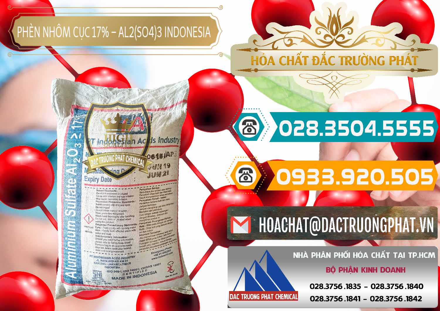 Công ty chuyên kinh doanh - bán Phèn Nhôm Cục - Al2(SO4)3 17% bao 25kg Indonesia - 0115 - Nhà nhập khẩu và phân phối hóa chất tại TP.HCM - congtyhoachat.vn