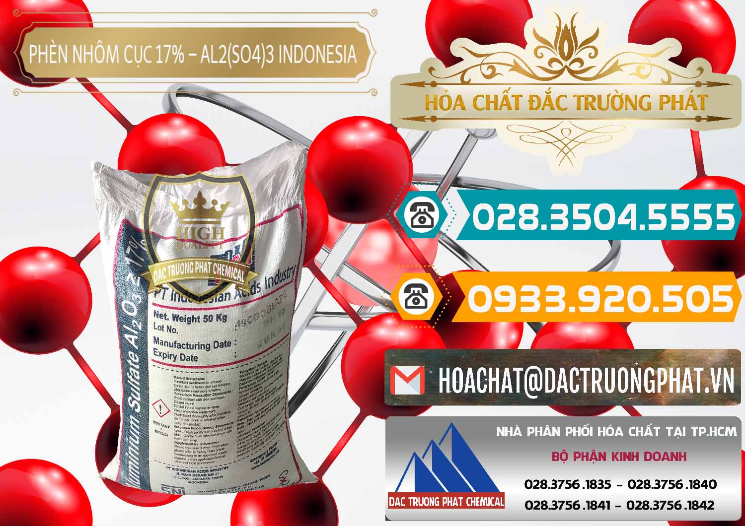 Công ty cung cấp và bán Phèn Nhôm Cục - Al2(SO4)3 17% bao 50kg Indonesia - 0113 - Đơn vị chuyên phân phối _ bán hóa chất tại TP.HCM - congtyhoachat.vn