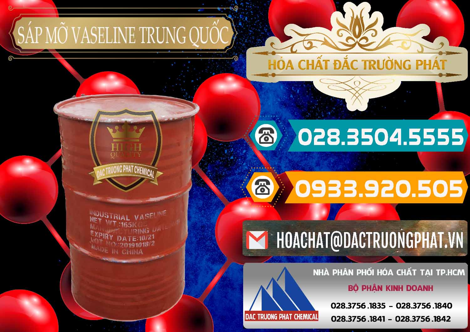 Nhập khẩu và bán Sáp Mỡ Vaseline Trung Quốc China - 0122 - Nơi bán _ cung cấp hóa chất tại TP.HCM - congtyhoachat.vn