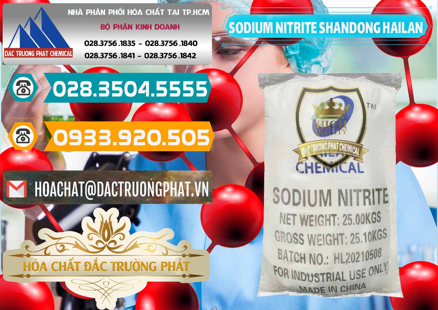 Cty cung ứng _ bán Sodium Nitrite - NANO2 99.3% Shandong Hailan Trung Quốc China - 0284 - Nơi chuyên kinh doanh _ cung cấp hóa chất tại TP.HCM - congtyhoachat.vn