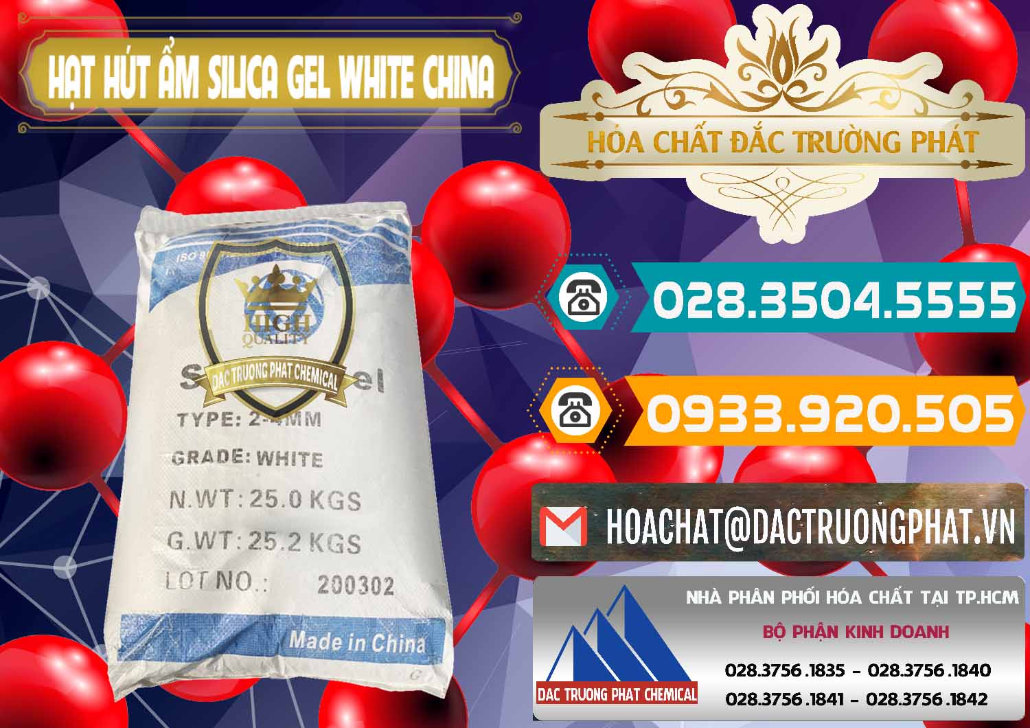 Đơn vị bán ( phân phối ) Hạt Hút Ẩm Silica Gel White Trung Quốc China - 0297 - Nhà phân phối & kinh doanh hóa chất tại TP.HCM - congtyhoachat.vn