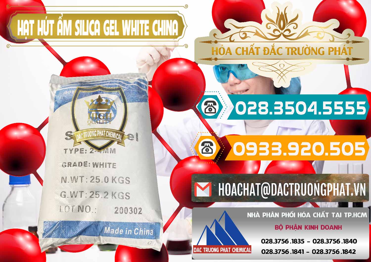 Đơn vị chuyên bán và phân phối Hạt Hút Ẩm Silica Gel White Trung Quốc China - 0297 - Cty phân phối - cung cấp hóa chất tại TP.HCM - congtyhoachat.vn