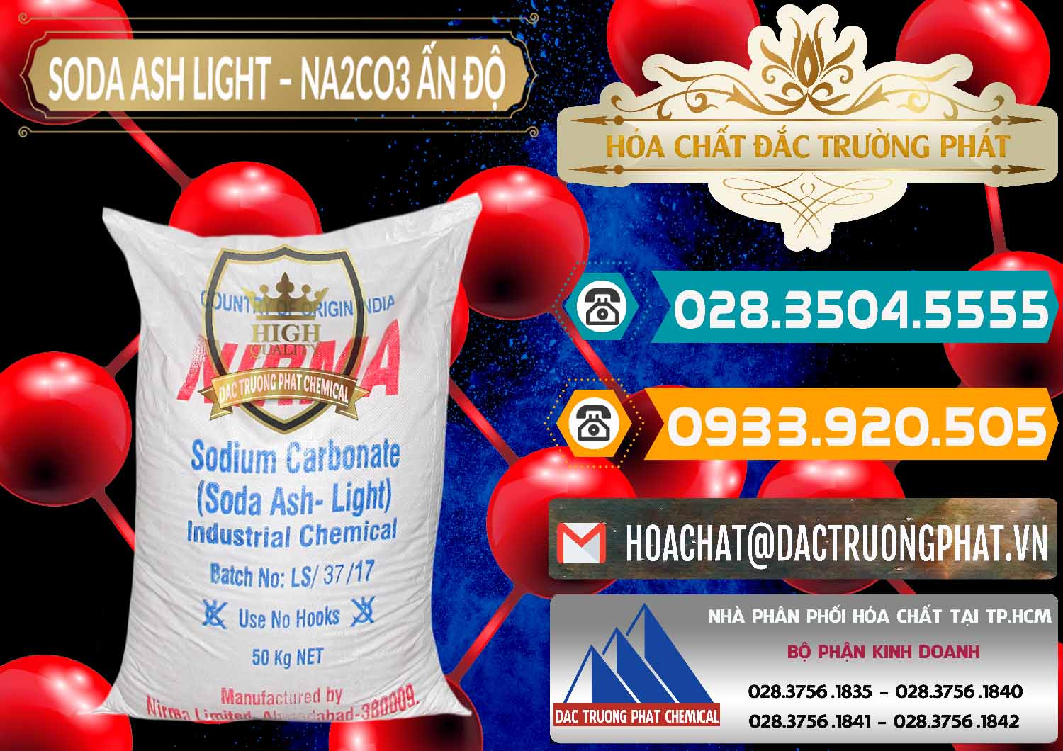 Chuyên bán _ phân phối Soda Ash Light - NA2CO3 Nirma Ấn Độ India - 0125 - Cty chuyên cung cấp _ bán hóa chất tại TP.HCM - congtyhoachat.vn