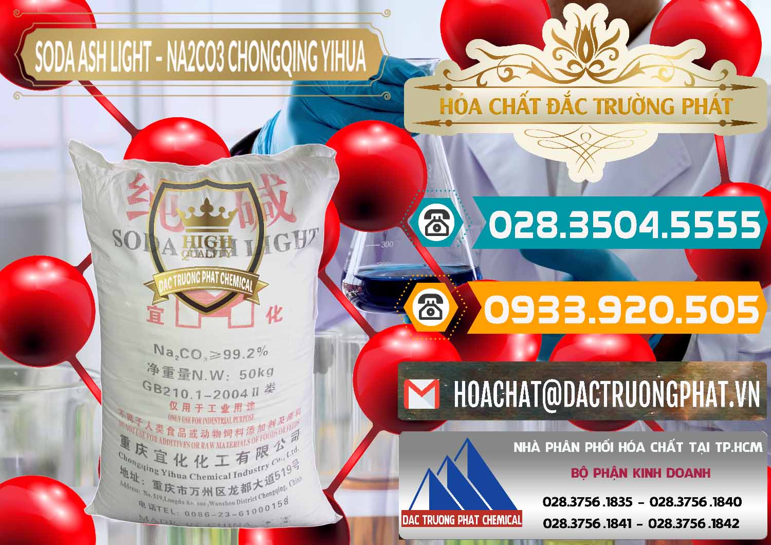 Nơi chuyên phân phối ( bán ) Soda Ash Light - NA2CO3 Chongqing Yihua Trung Quốc China - 0129 - Công ty chuyên kinh doanh & cung cấp hóa chất tại TP.HCM - congtyhoachat.vn