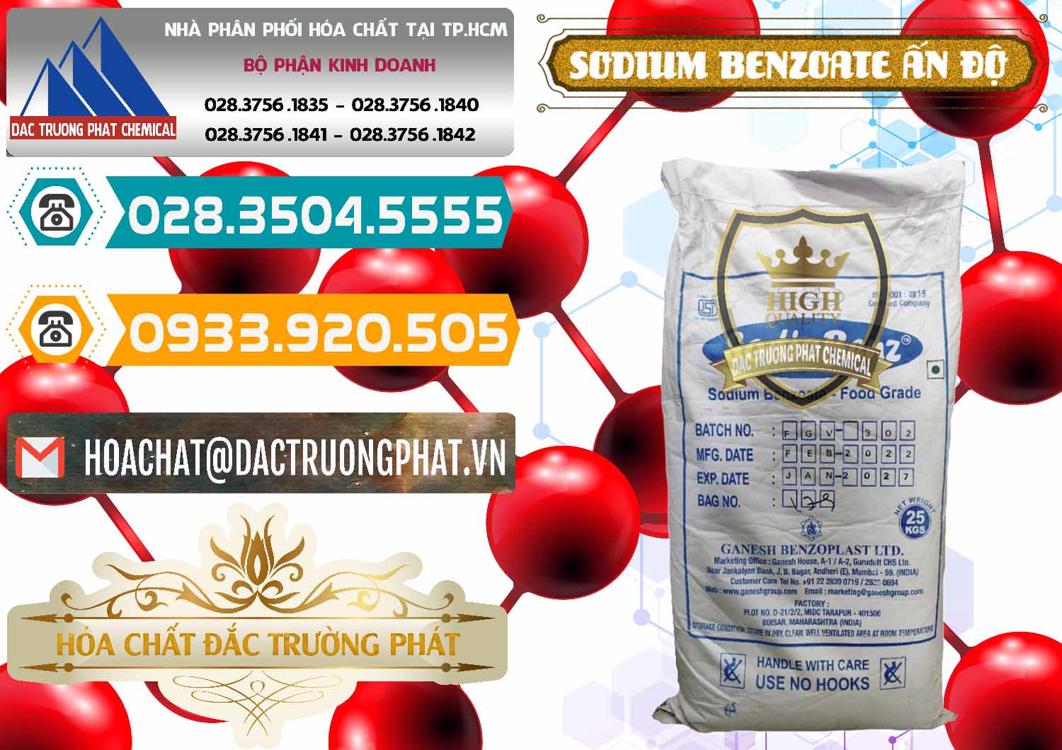 Nơi phân phối & bán Sodium Benzoate - Mốc Bột Ấn Độ India - 0361 - Công ty chuyên nhập khẩu - cung cấp hóa chất tại TP.HCM - congtyhoachat.vn