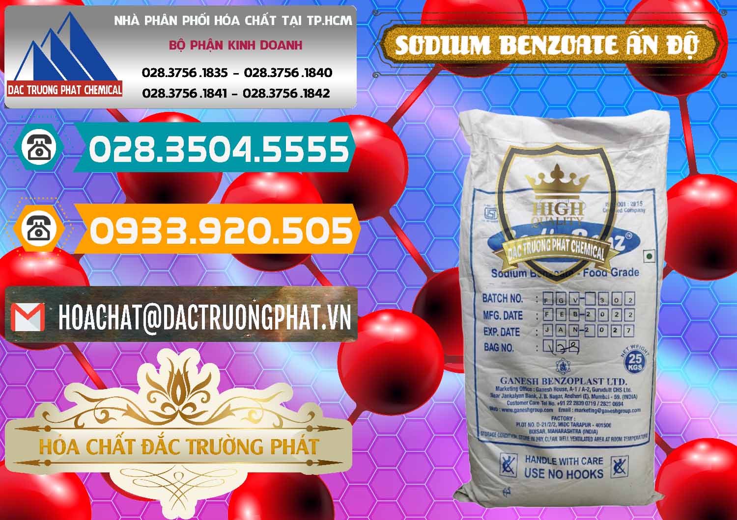 Công ty kinh doanh - bán Sodium Benzoate - Mốc Bột Ấn Độ India - 0361 - Nơi phân phối ( kinh doanh ) hóa chất tại TP.HCM - congtyhoachat.vn
