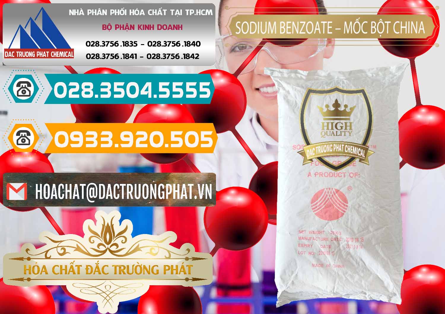 Chuyên cung cấp & bán Sodium Benzoate - Mốc Bột Chữ Cam Food Grade Trung Quốc China - 0135 - Nhà cung cấp và bán hóa chất tại TP.HCM - congtyhoachat.vn