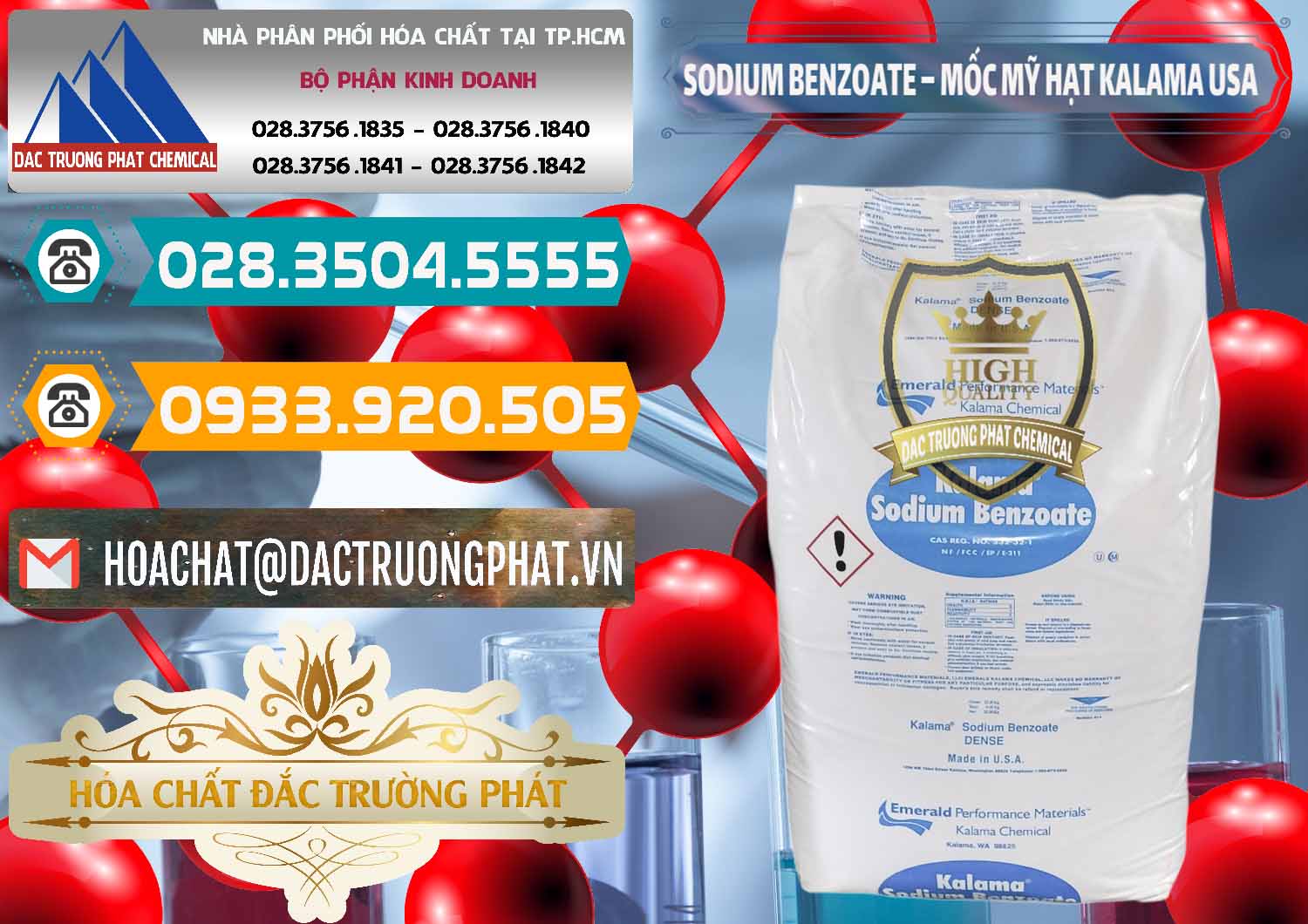 Đơn vị chuyên kinh doanh ( bán ) Sodium Benzoate - Mốc Hạt Kalama Food Grade Mỹ Usa - 0137 - Nhà phân phối - cung ứng hóa chất tại TP.HCM - congtyhoachat.vn