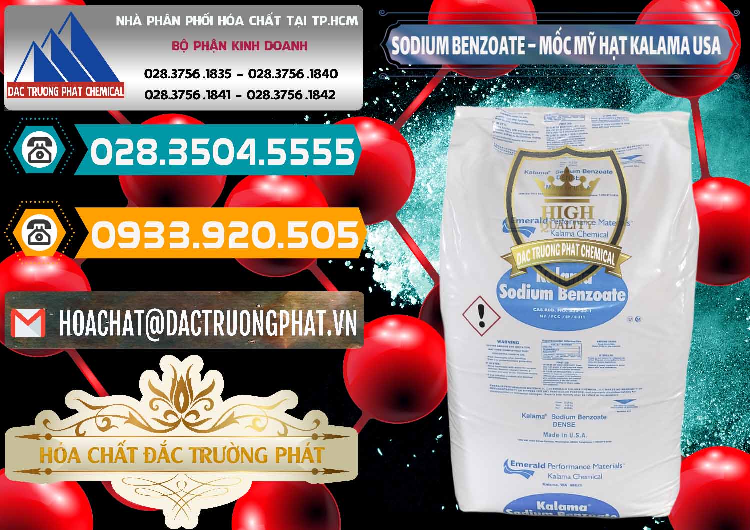 Nơi bán œ kinh doanh Natri Benzoate Dạng Hạt Þ Chất bảo quản Natri Benzoat Kalama Food Mỹ Chuyên phân phối ( bán ) Sodium Benzoate - Mốc Hạt Kalama Food Grade Mỹ Usa - 0137 - Công ty chuyên bán _ cung cấp hóa chất tại TP.HCM - congtyhoachat.vn