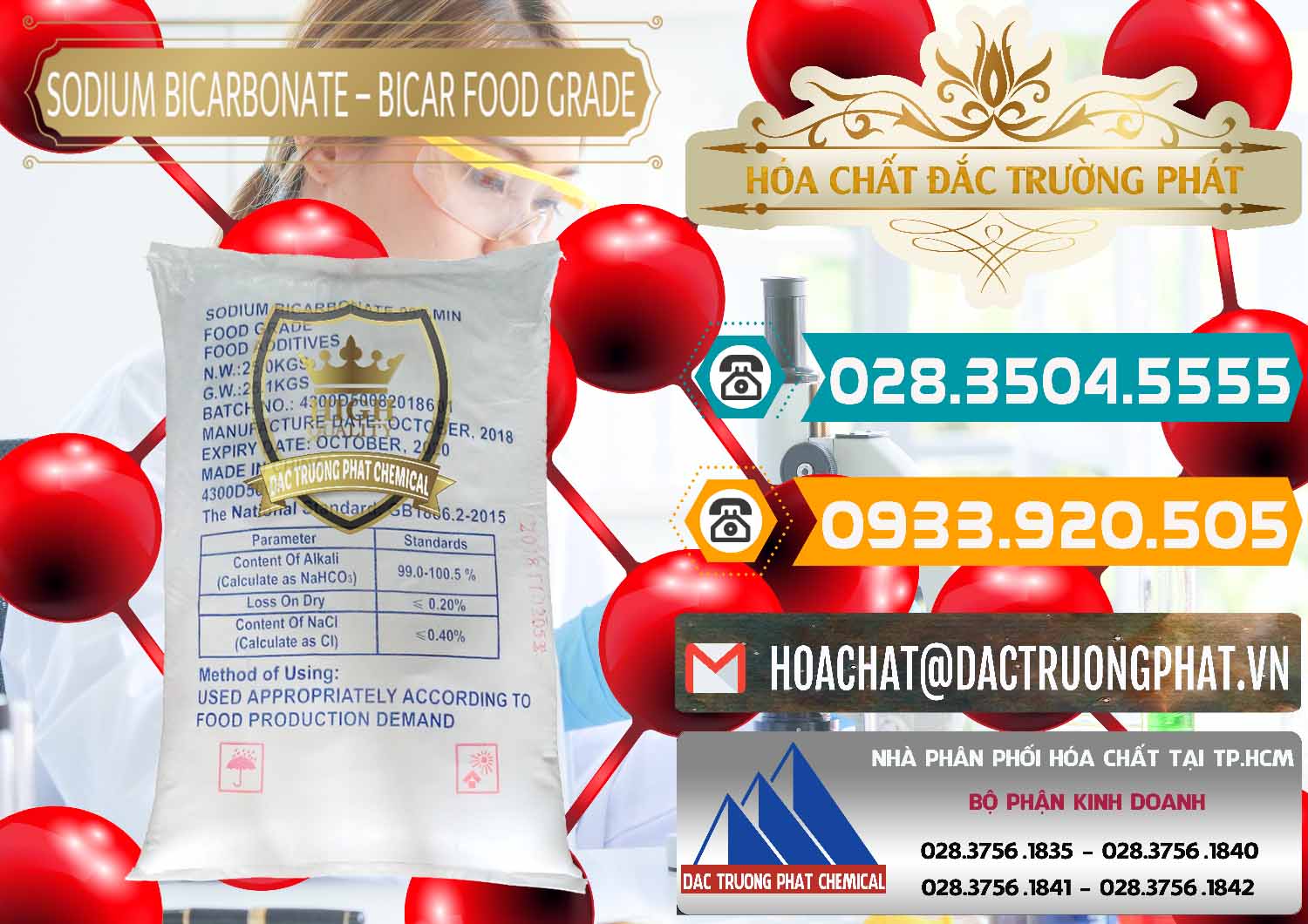 Kinh doanh ( bán ) Sodium Bicarbonate – Bicar NaHCO3 Food Grade Trung Quốc China - 0138 - Công ty kinh doanh _ phân phối hóa chất tại TP.HCM - congtyhoachat.vn