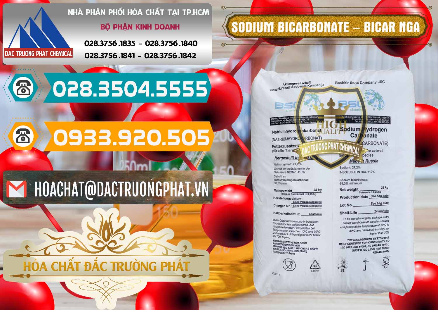 Đơn vị chuyên phân phối _ bán Sodium Bicarbonate – Bicar NaHCO3 Nga Russia - 0425 - Cty cung cấp _ bán hóa chất tại TP.HCM - congtyhoachat.vn