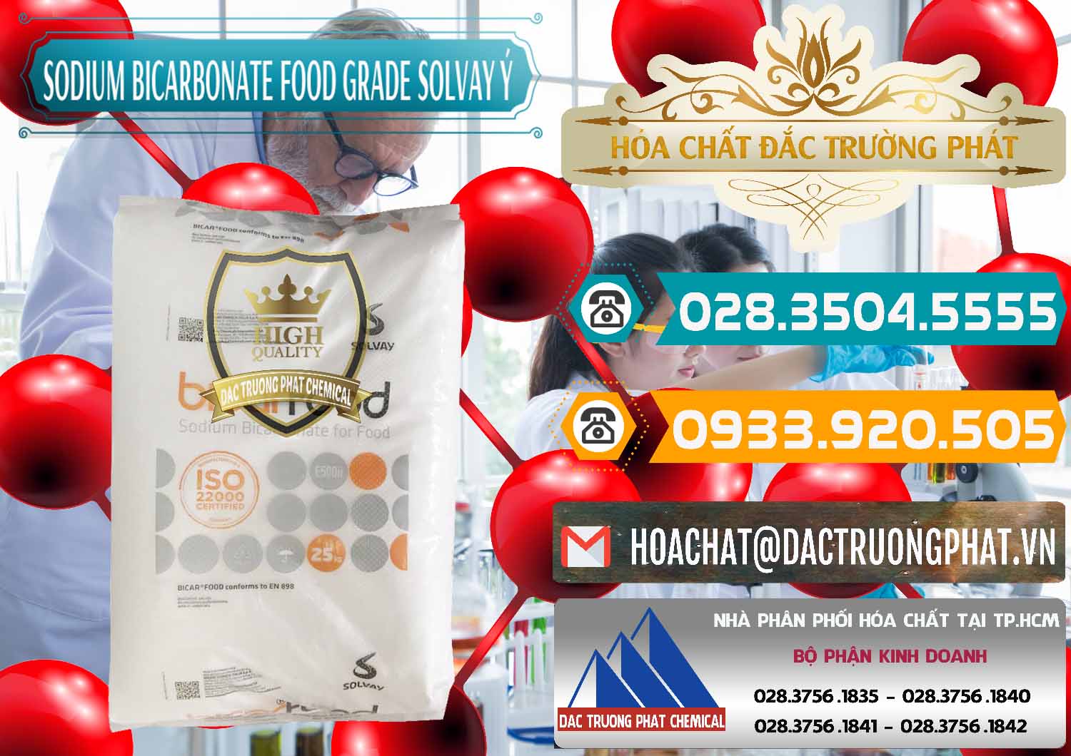 Nơi kinh doanh _ bán Sodium Bicarbonate – Bicar NaHCO3 Food Grade Solvay Ý Italy - 0220 - Đơn vị chuyên bán và phân phối hóa chất tại TP.HCM - congtyhoachat.vn