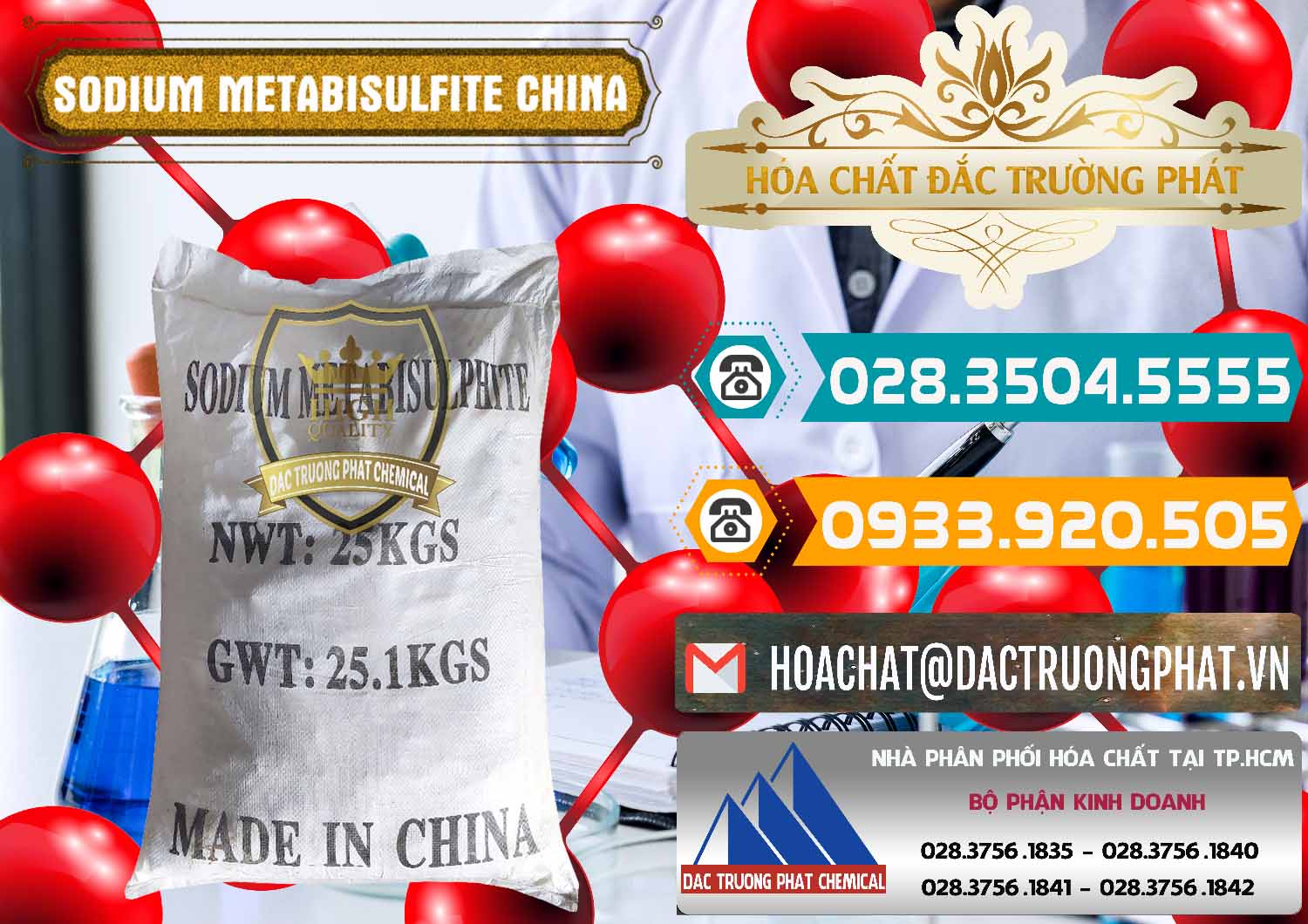 Nơi cung ứng và bán Sodium Metabisulfite - NA2S2O5 Trung Quốc China - 0484 - Chuyên phân phối & nhập khẩu hóa chất tại TP.HCM - congtyhoachat.vn