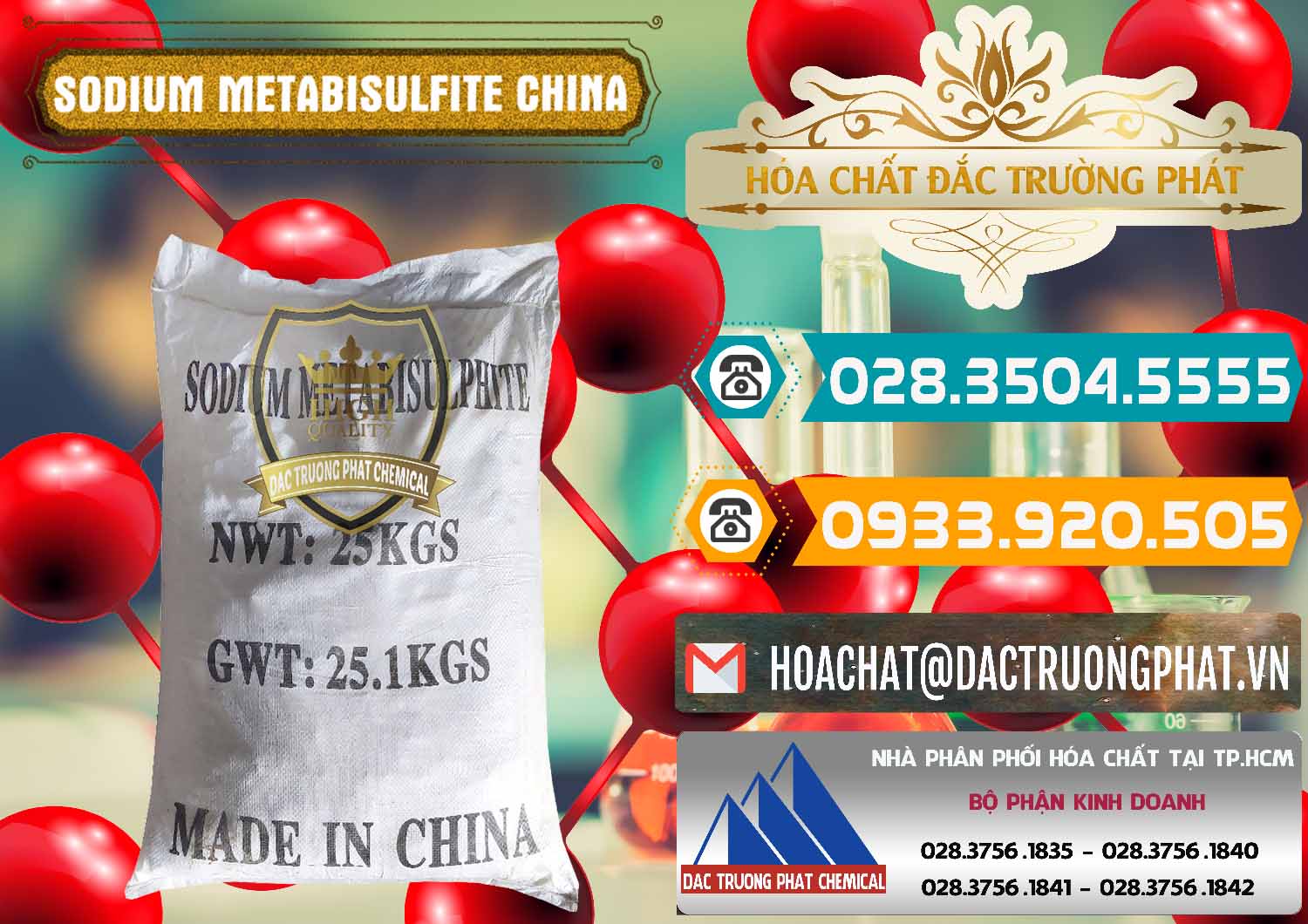 Cty bán & cung cấp Sodium Metabisulfite - NA2S2O5 Trung Quốc China - 0484 - Chuyên bán & phân phối hóa chất tại TP.HCM - congtyhoachat.vn