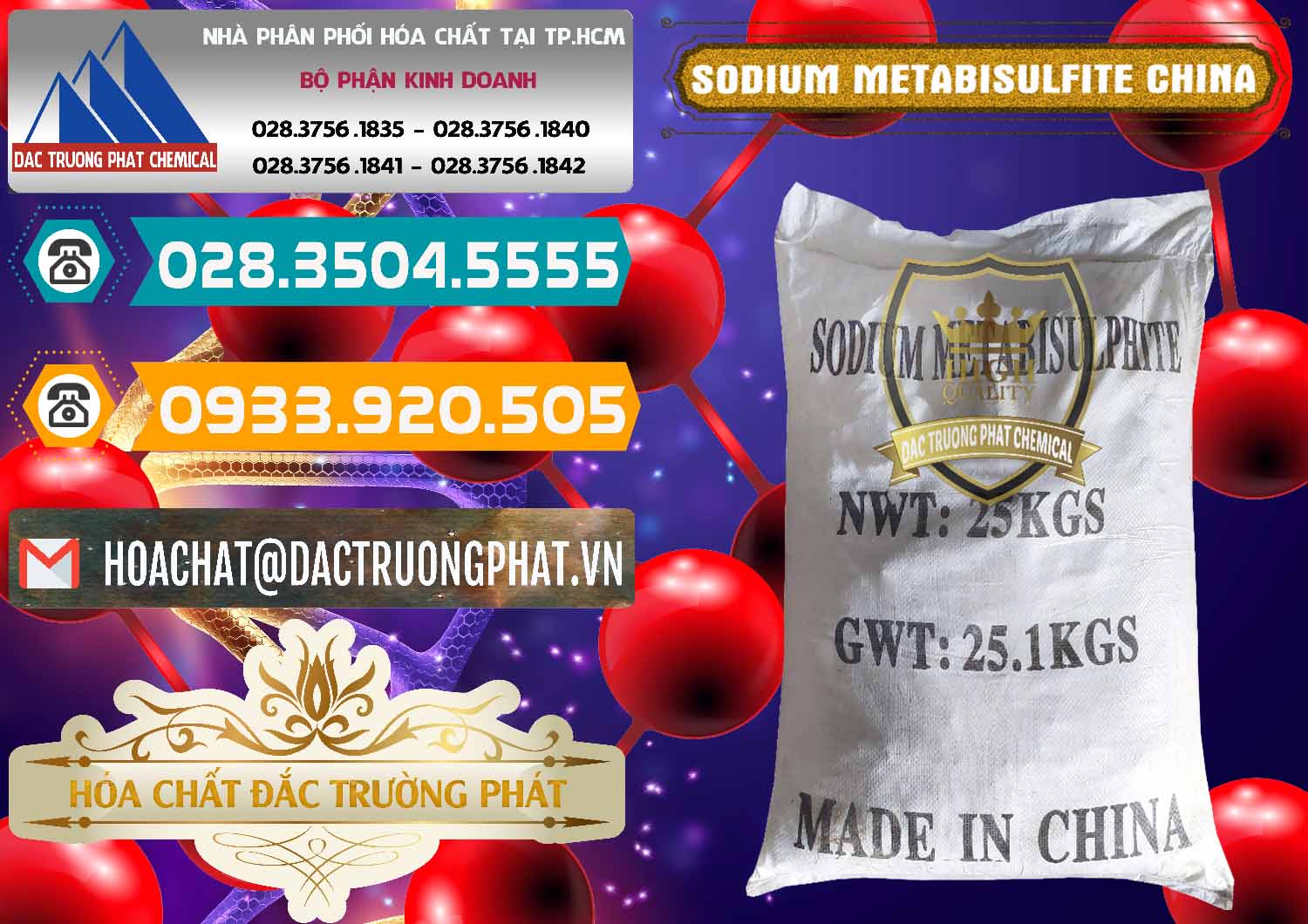 Nơi cung cấp ( bán ) Sodium Metabisulfite - NA2S2O5 Trung Quốc China - 0484 - Chuyên bán _ cung cấp hóa chất tại TP.HCM - congtyhoachat.vn