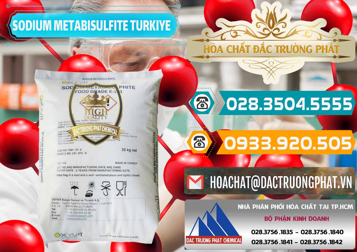 Cty chuyên phân phối - bán Sodium Metabisulfite - NA2S2O5 Food Grade E-223 Thổ Nhĩ Kỳ Turkey - 0413 - Chuyên cung cấp và nhập khẩu hóa chất tại TP.HCM - congtyhoachat.vn