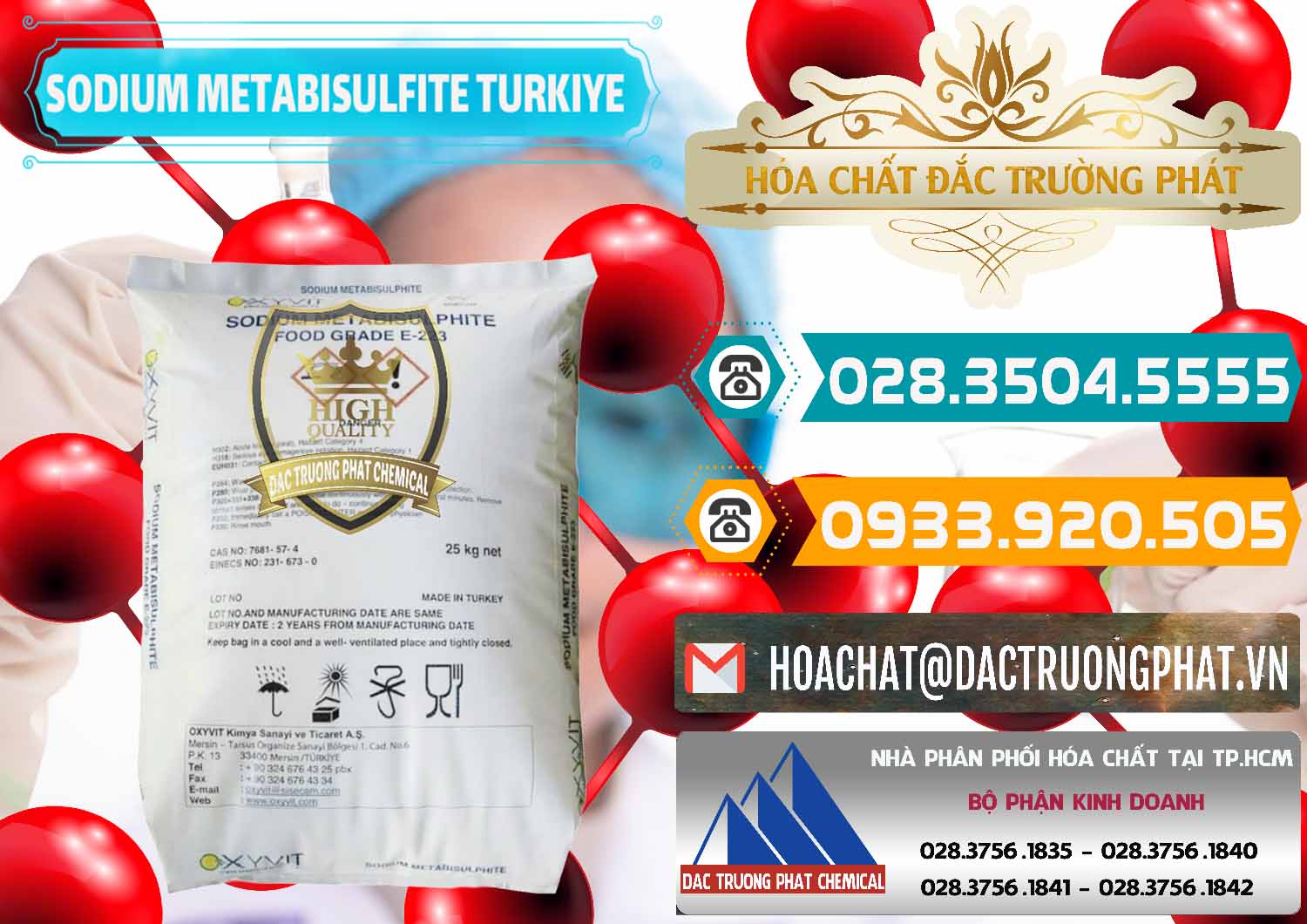 Đơn vị chuyên cung cấp & bán Sodium Metabisulfite - NA2S2O5 Food Grade E-223 Thổ Nhĩ Kỳ Turkey - 0413 - Phân phối _ nhập khẩu hóa chất tại TP.HCM - congtyhoachat.vn