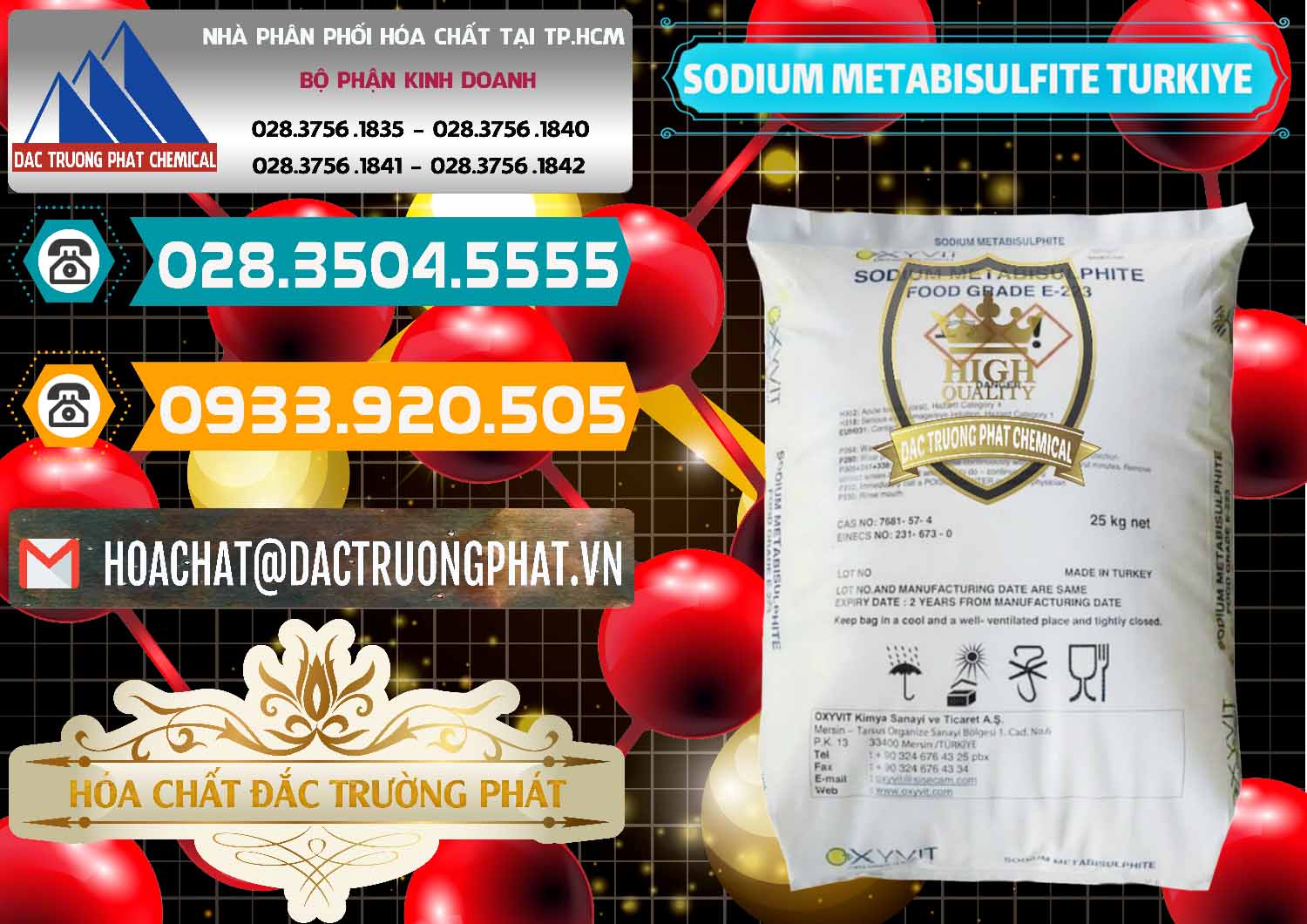 Cty chuyên cung ứng _ bán Sodium Metabisulfite - NA2S2O5 Food Grade E-223 Thổ Nhĩ Kỳ Turkey - 0413 - Cty bán & cung cấp hóa chất tại TP.HCM - congtyhoachat.vn