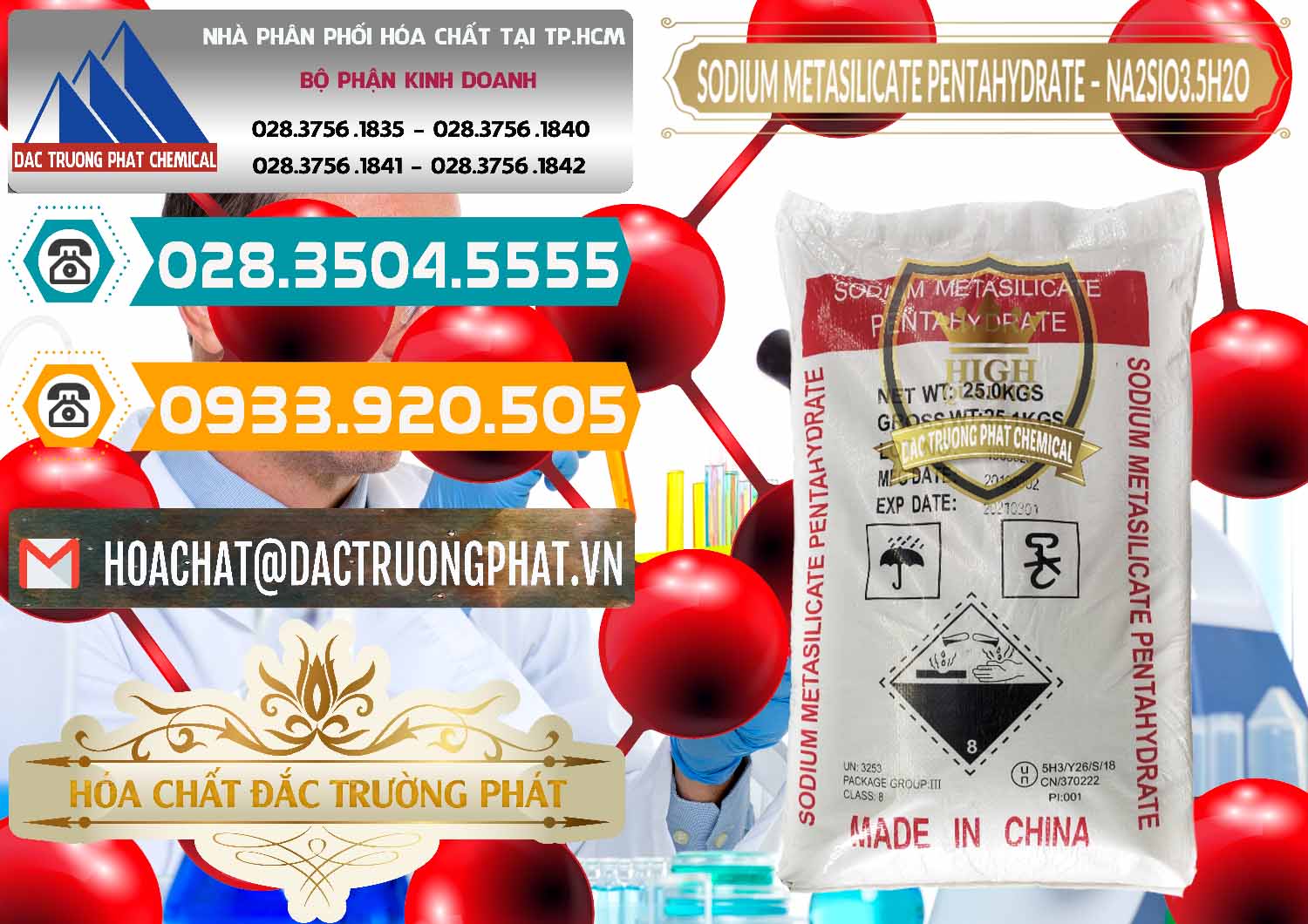 Cty nhập khẩu & bán Sodium Metasilicate Pentahydrate – Silicate Bột Trung Quốc China - 0147 - Phân phối _ cung cấp hóa chất tại TP.HCM - congtyhoachat.vn