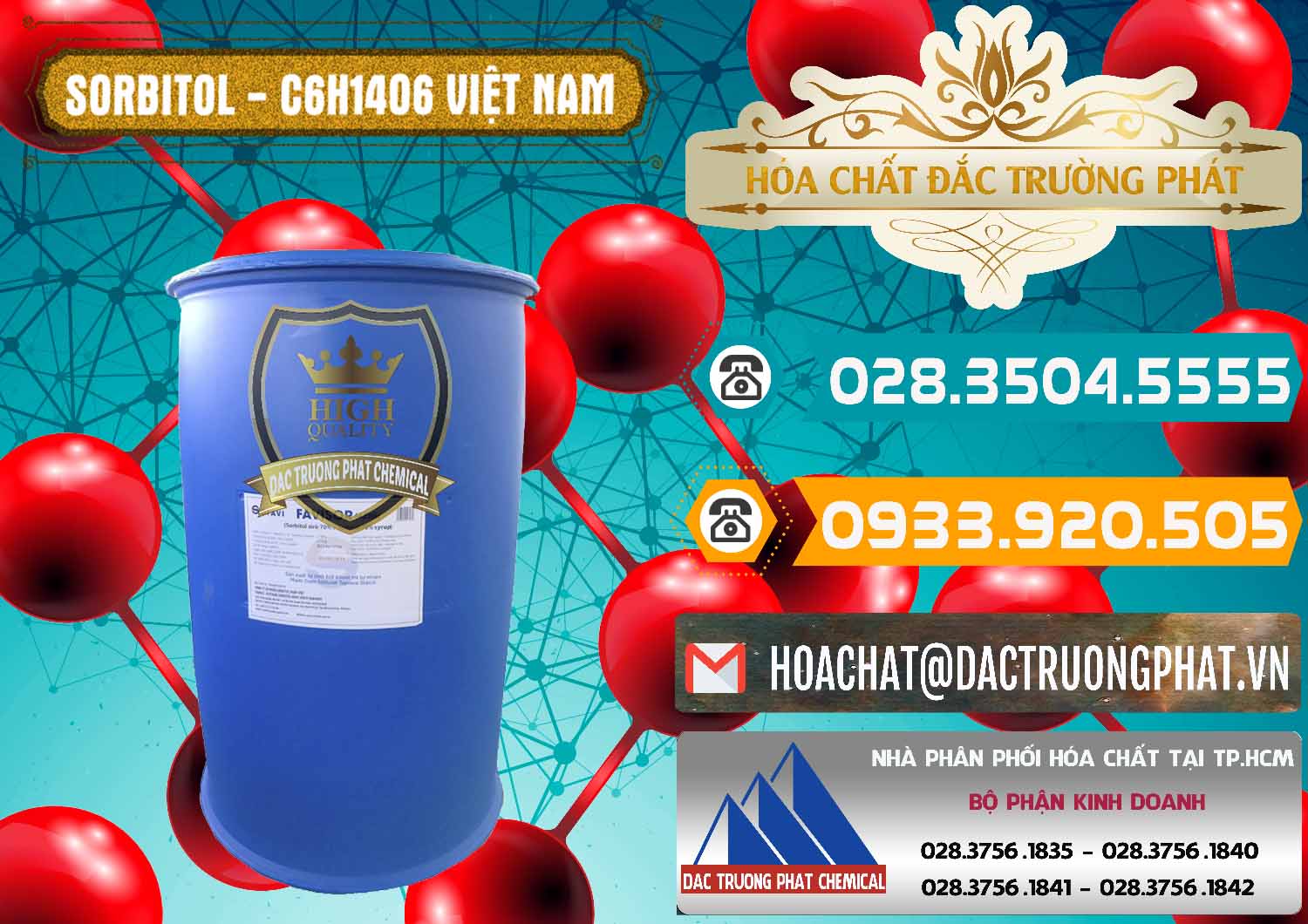 Nơi chuyên cung ứng ( phân phối ) Sorbitol - C6H14O6 Lỏng 70% Food Grade Việt Nam - 0438 - Cty phân phối _ cung ứng hóa chất tại TP.HCM - congtyhoachat.vn
