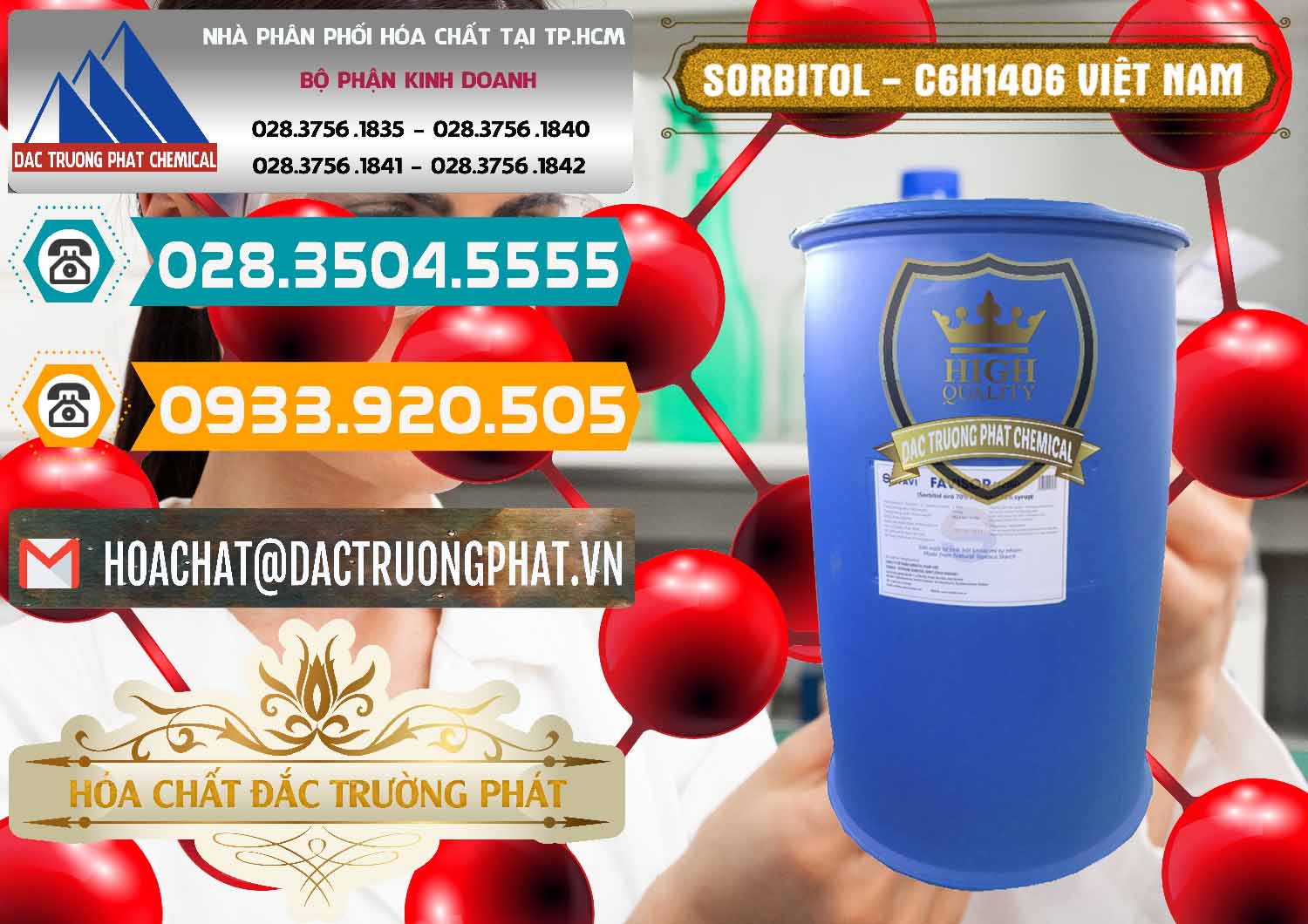Cty phân phối ( kinh doanh ) Sorbitol - C6H14O6 Lỏng 70% Food Grade Việt Nam - 0438 - Công ty bán và phân phối hóa chất tại TP.HCM - congtyhoachat.vn