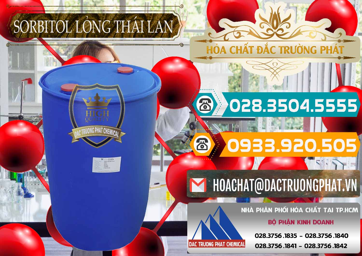 Cty nhập khẩu ( bán ) Sorbitol - C6H14O6 Lỏng 70% Food Grade Thái Lan Thailand - 0341 - Nhà cung cấp và kinh doanh hóa chất tại TP.HCM - congtyhoachat.vn