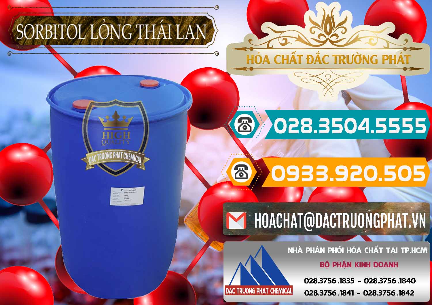 Bán & phân phối Sorbitol - C6H14O6 Lỏng 70% Food Grade Thái Lan Thailand - 0341 - Đơn vị chuyên cung cấp ( bán ) hóa chất tại TP.HCM - congtyhoachat.vn
