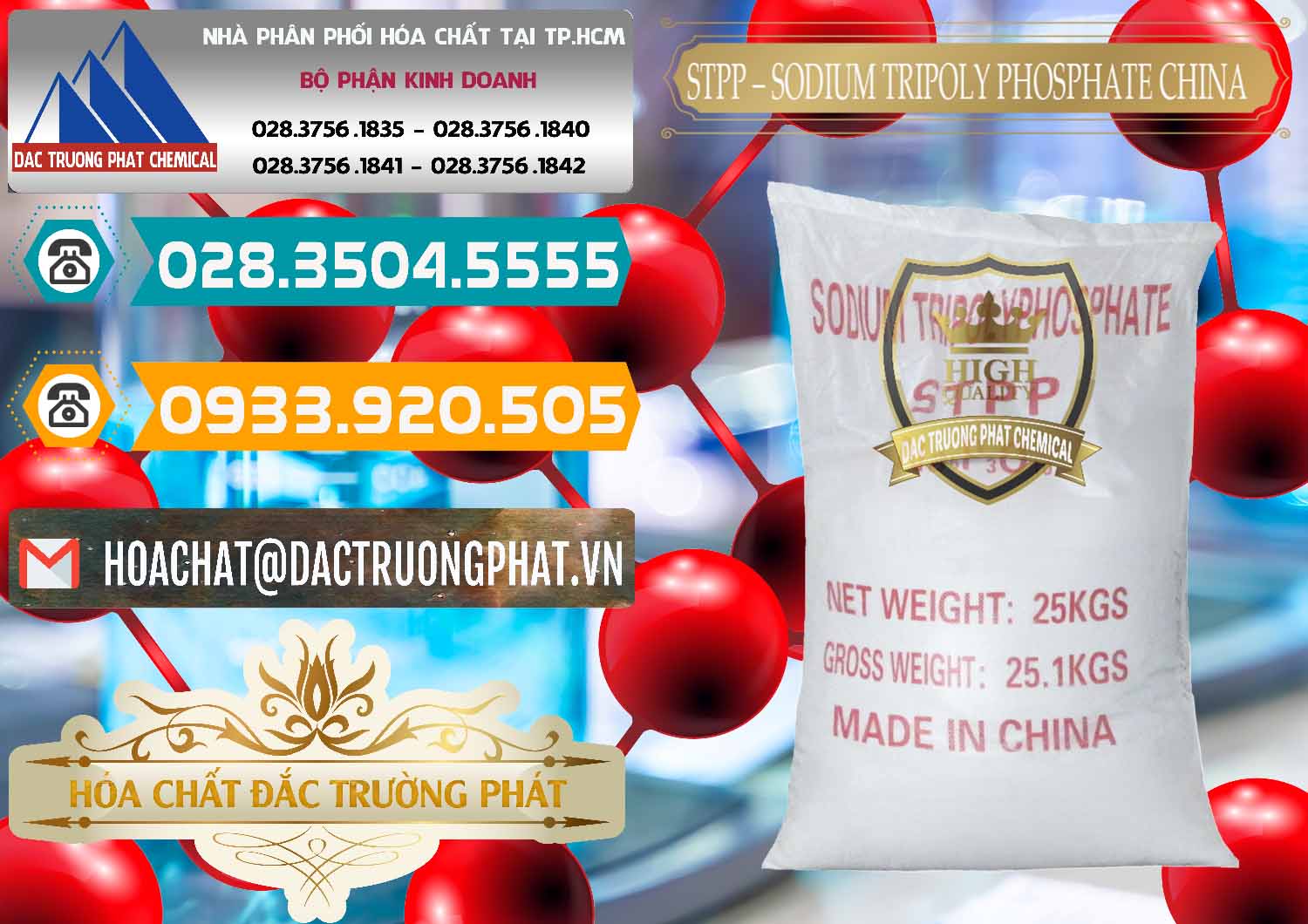 Cty chuyên cung cấp _ bán Sodium Tripoly Phosphate - STPP 96% Chữ Đỏ Trung Quốc China - 0155 - Công ty chuyên kinh doanh _ cung cấp hóa chất tại TP.HCM - congtyhoachat.vn