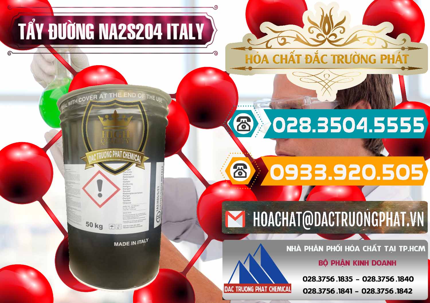 Chuyên cung ứng ( bán ) Tẩy Đường - NA2S2O4 Ý Italy - 0422 - Phân phối & nhập khẩu hóa chất tại TP.HCM - congtyhoachat.vn