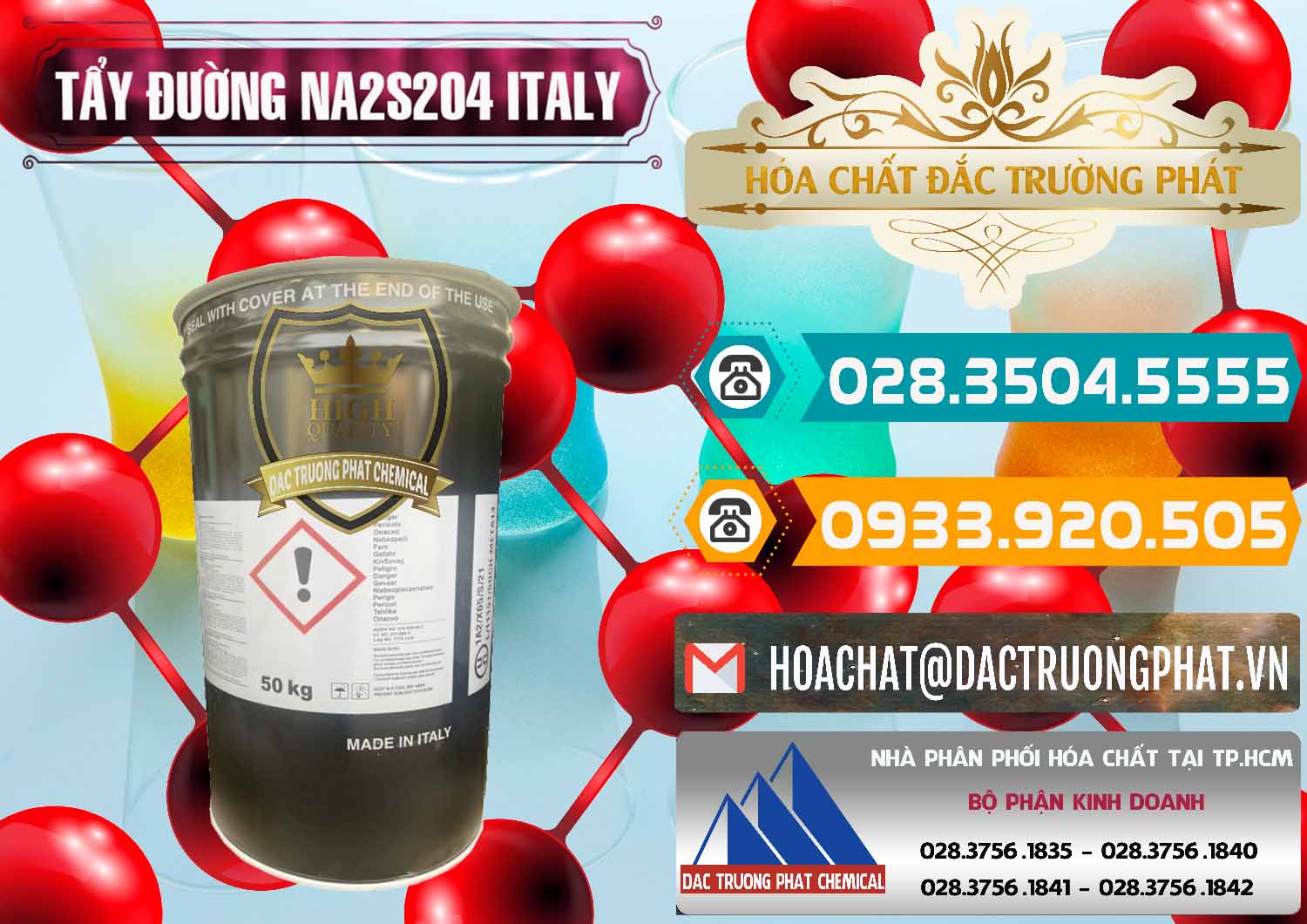 Cty chuyên nhập khẩu ( bán ) Tẩy Đường - NA2S2O4 Ý Italy - 0422 - Cty chuyên cung cấp & bán hóa chất tại TP.HCM - congtyhoachat.vn