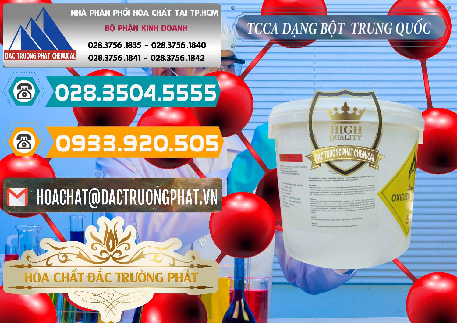 Công ty cung ứng - bán TCCA - Acid Trichloroisocyanuric Dạng Bột Thùng 5kg Trung Quốc China - 0378 - Cung cấp và phân phối hóa chất tại TP.HCM - congtyhoachat.vn