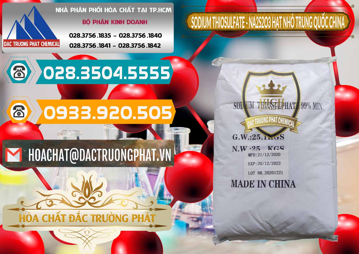 Bán - phân phối Sodium Thiosulfate - NA2S2O3 Hạt Nhỏ Trung Quốc China - 0204 - Phân phối & nhập khẩu hóa chất tại TP.HCM - congtyhoachat.vn