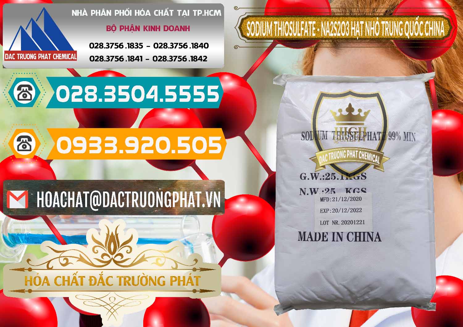 Cty chuyên nhập khẩu và bán Sodium Thiosulfate - NA2S2O3 Hạt Nhỏ Trung Quốc China - 0204 - Chuyên phân phối ( cung cấp ) hóa chất tại TP.HCM - congtyhoachat.vn