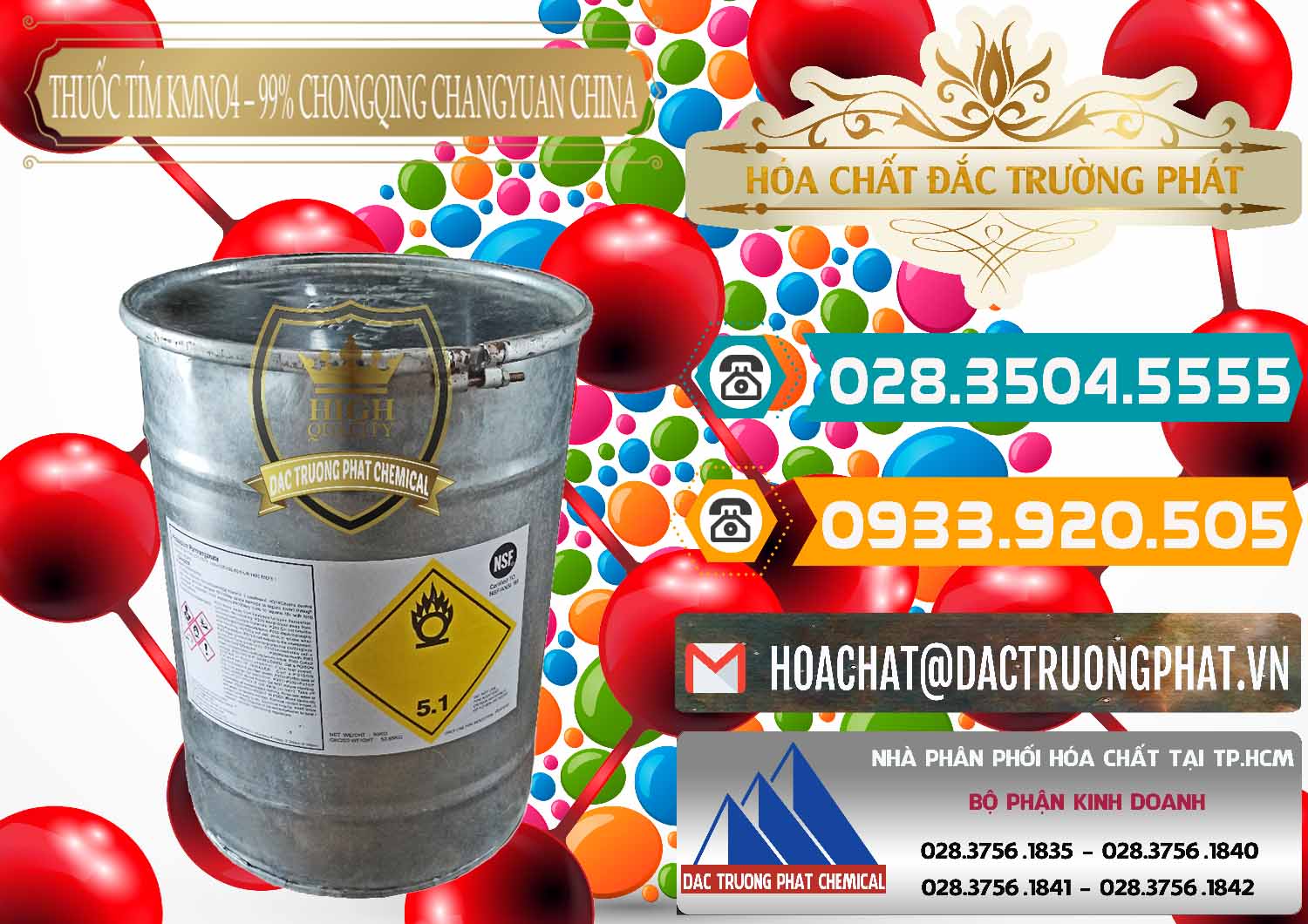 Công ty chuyên phân phối _ bán Thuốc Tím – KMNO4 99% Chongqing Changyuan Trung Quốc China - 0166 - Nơi phân phối _ cung ứng hóa chất tại TP.HCM - congtyhoachat.vn